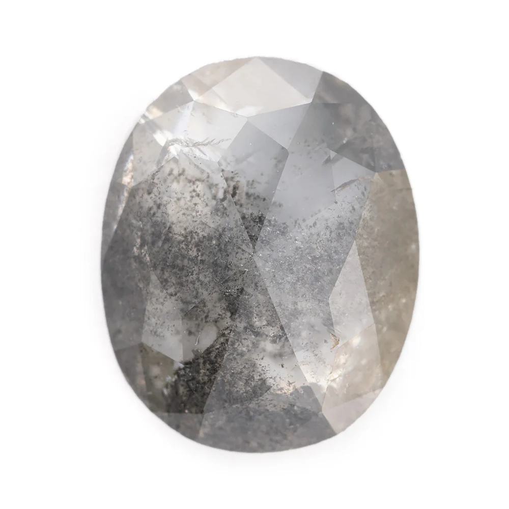 Salt and Pepper Diamonds - Oval - Image 25