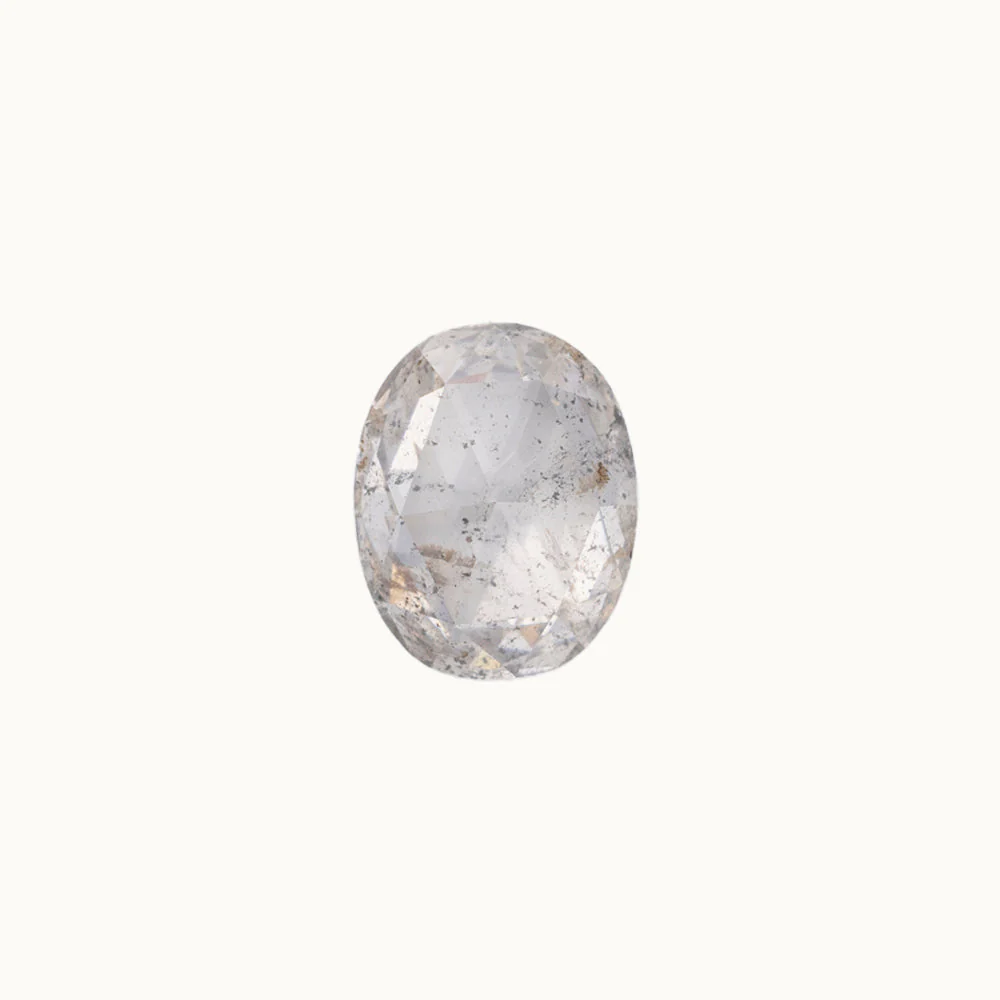 Salt and Pepper Diamonds - Oval - Image 6