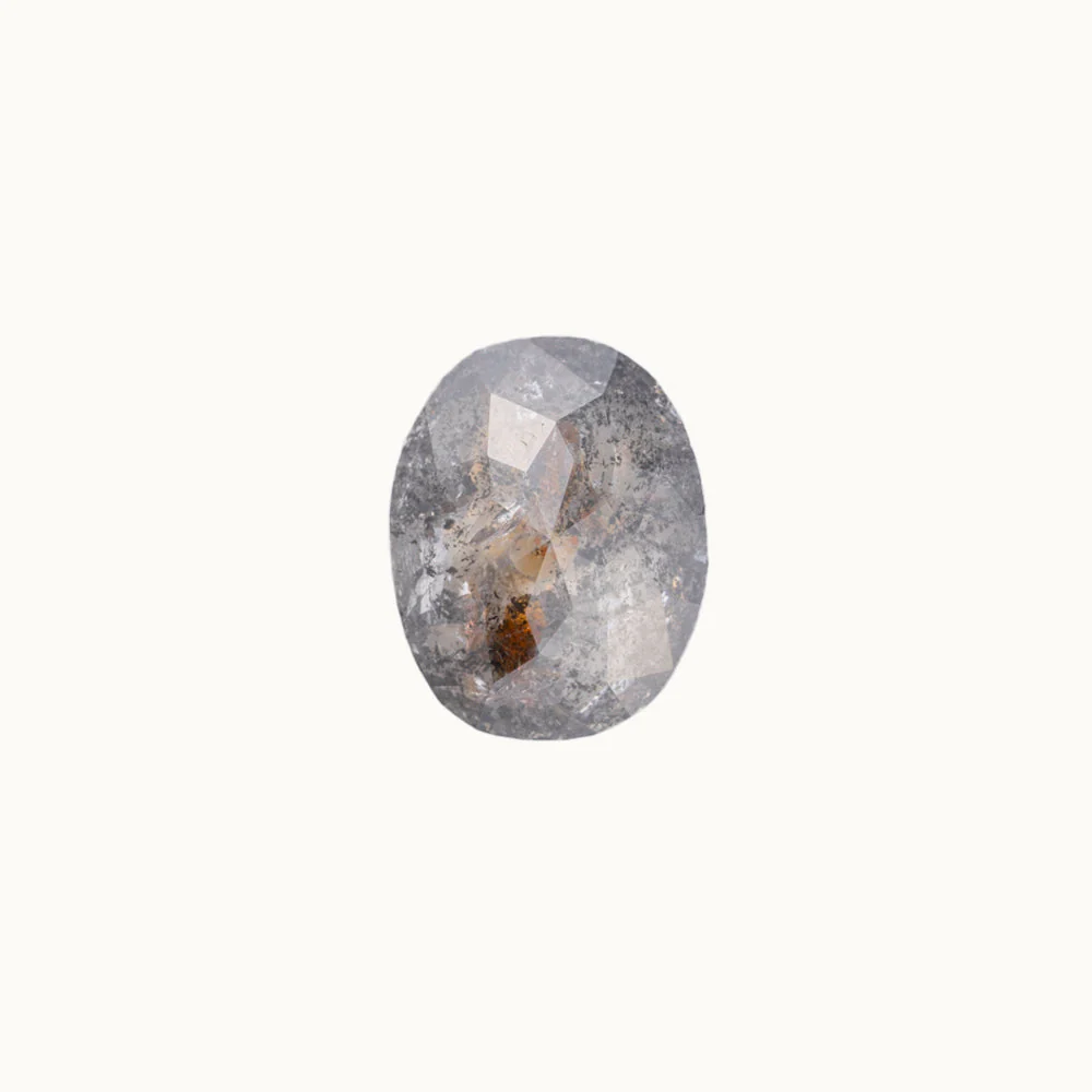 Salt and Pepper Diamonds - Oval - Image 8