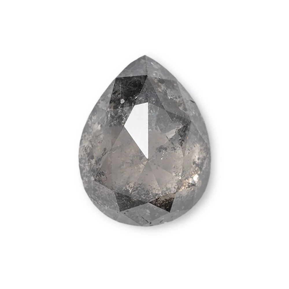 Salt and Pepper Diamonds - Pear - Image 100