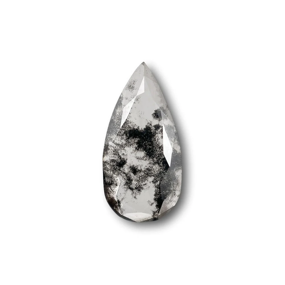 Salt and Pepper Diamonds - Pear - Image 3
