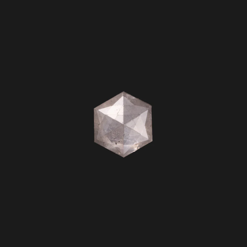 Stone: (One of a Kind Geometric Diamond Huggie Stud) - Image 23
