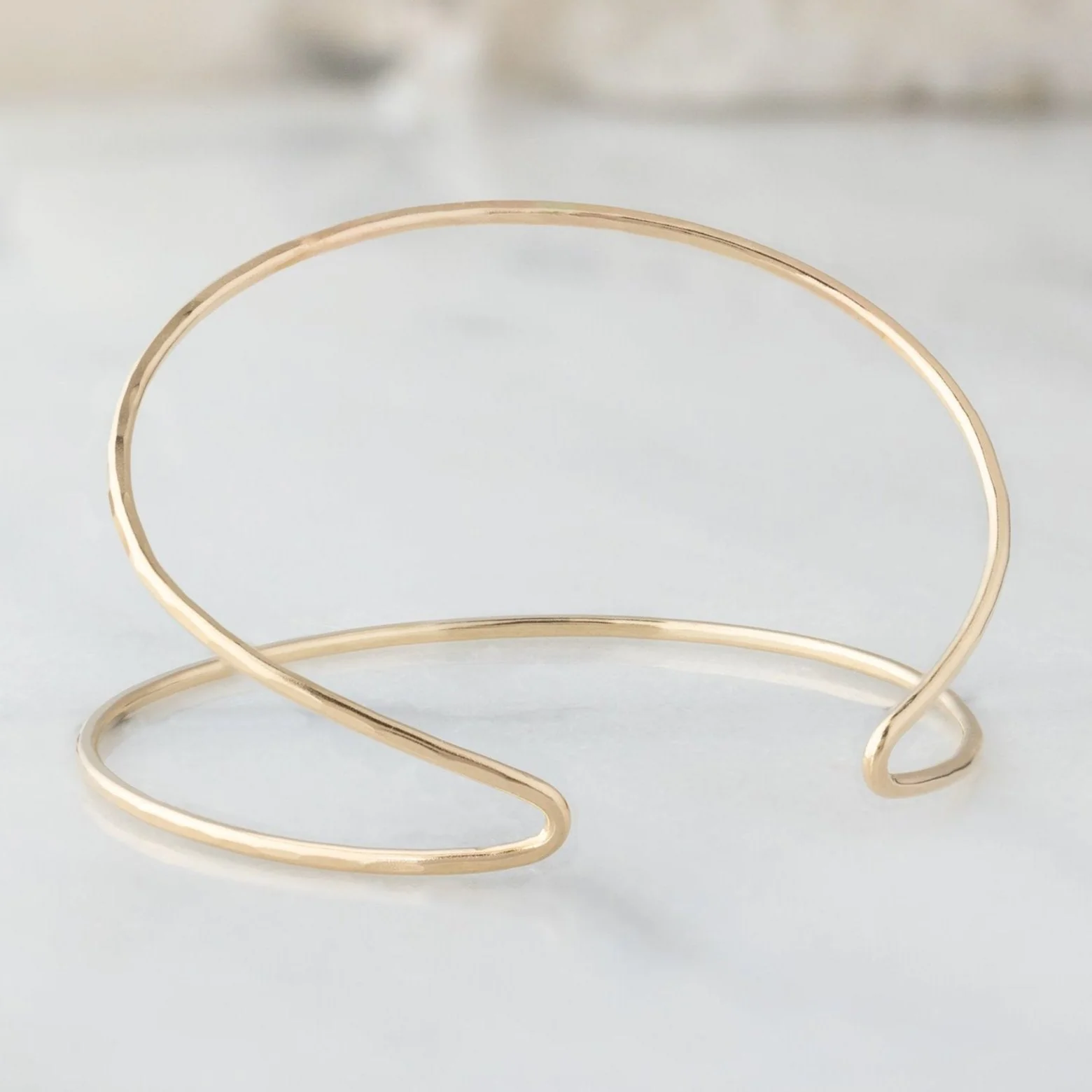 The Arrow Cuff Bracelet | Yellow, Rose or Sterling Silver - Image 10