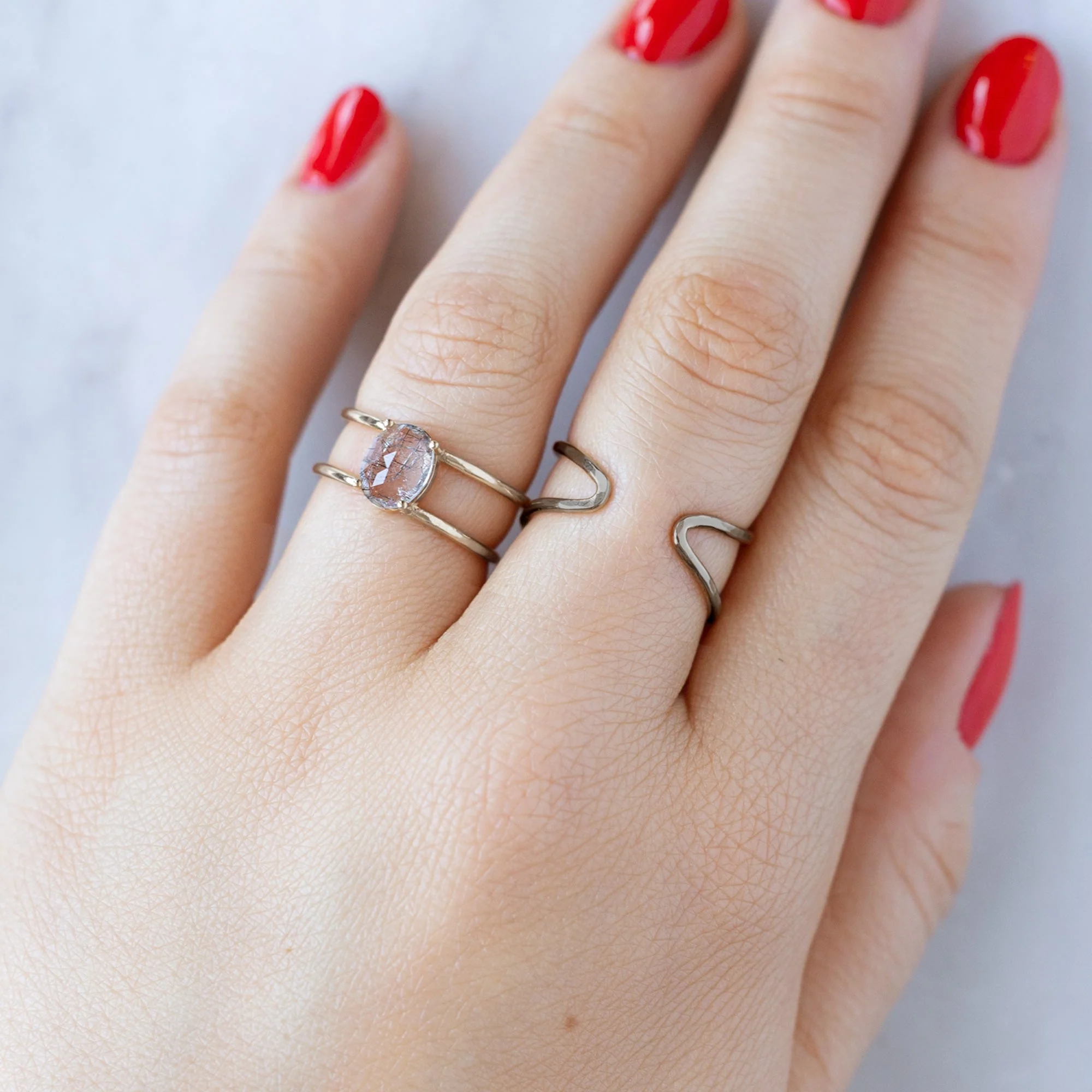 The Arrow Ring | Yellow, Rose, White or Sterling Silver - Image 12