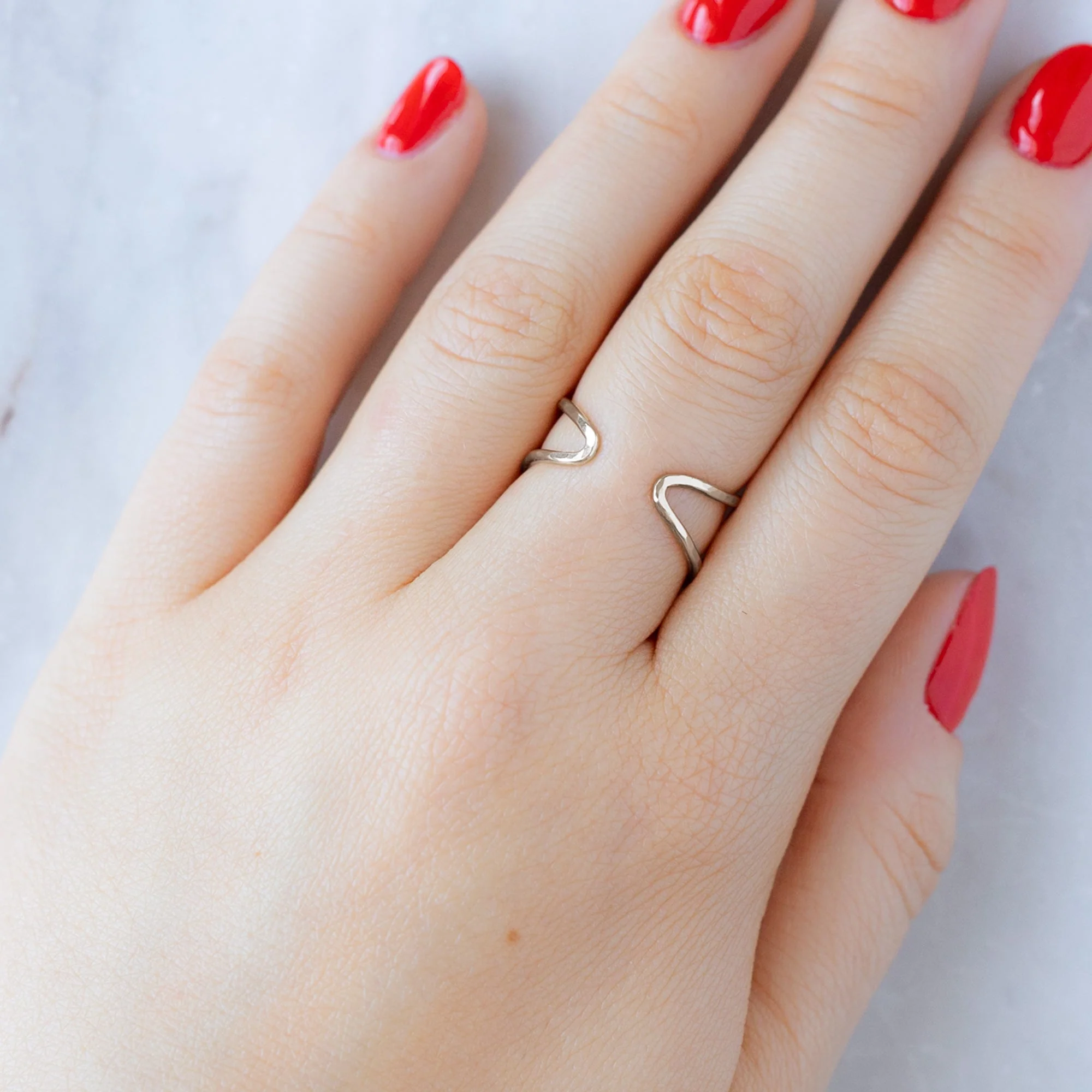 The Arrow Ring | Yellow, Rose, White or Sterling Silver - Image 8
