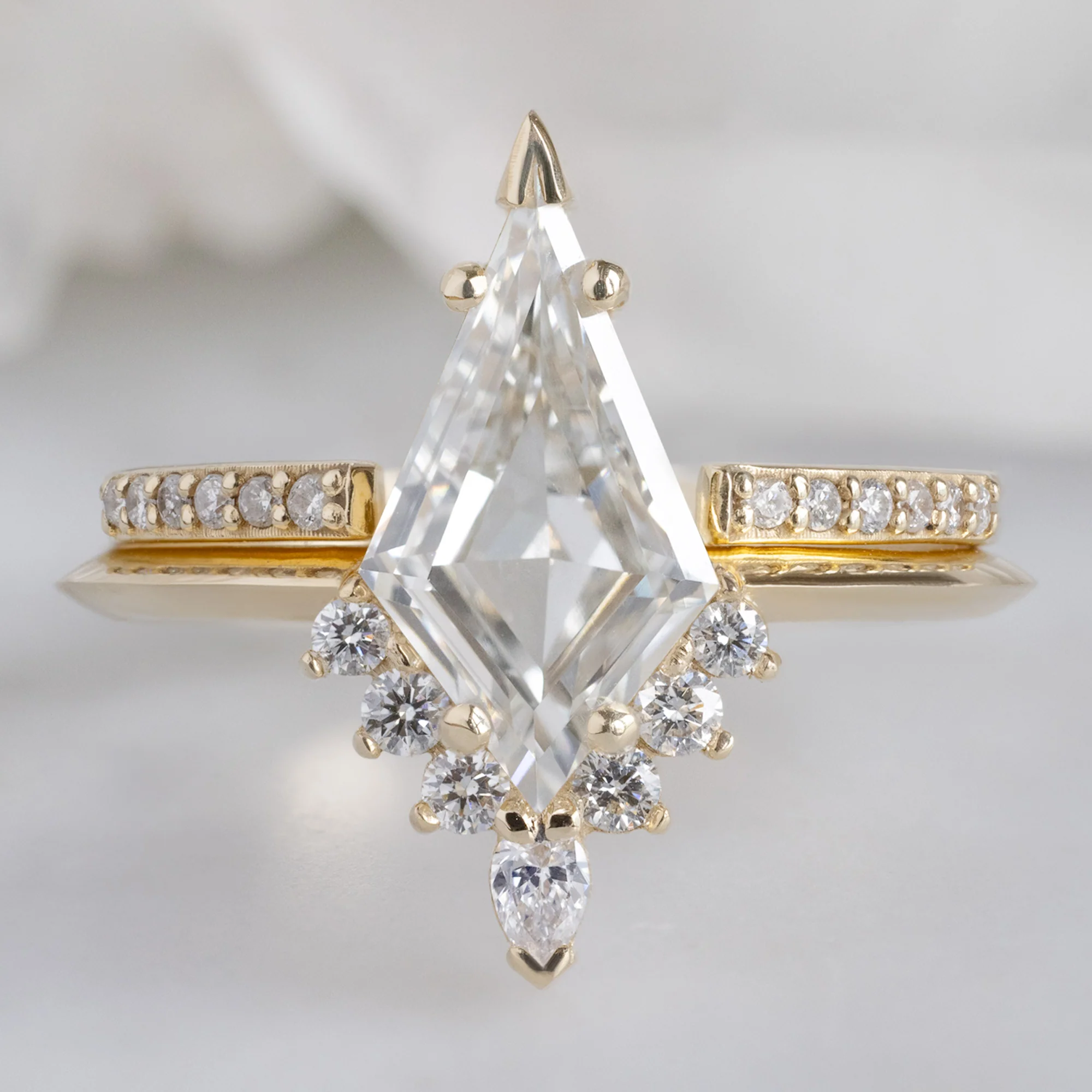 The Aster Ring | 1.65ct Kite Lab Grown White Diamond in 14K Yellow Gold - Image 4