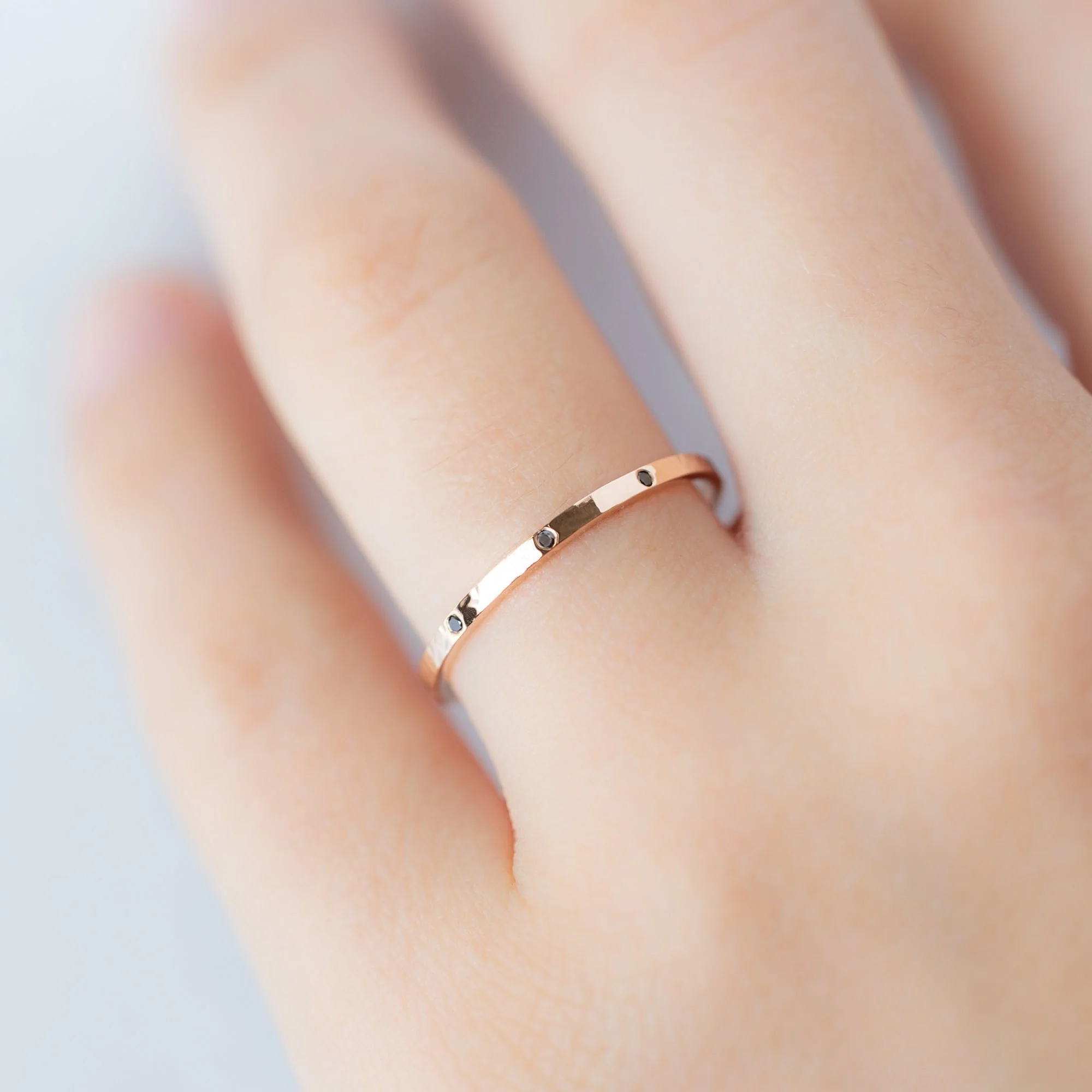 Black Diamond Eternity Band | Yellow, Rose or White Gold - Image 7