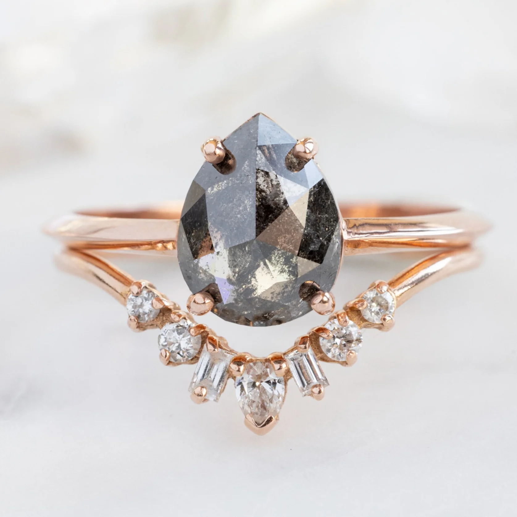 Design Your Own Custom | Black Diamond Engagement Ring - Image 3