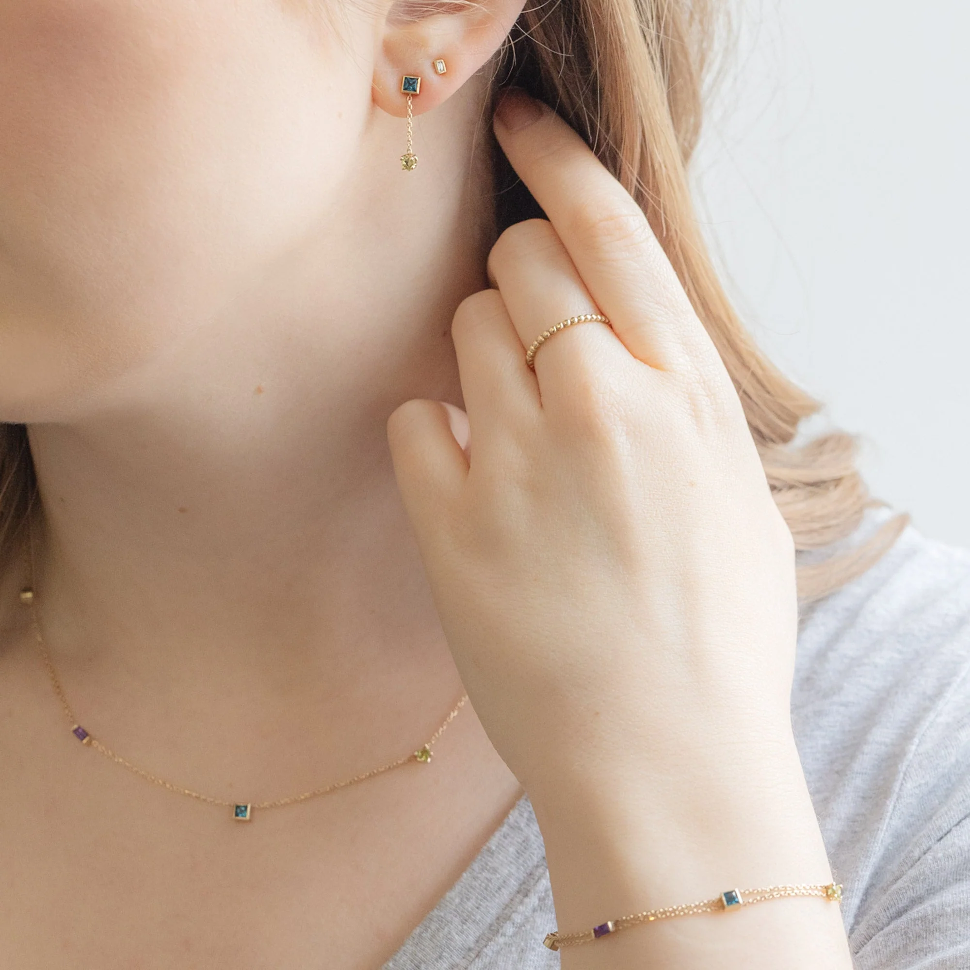 The Candy Gemstone Bracelet | Yellow Gold - Image 4