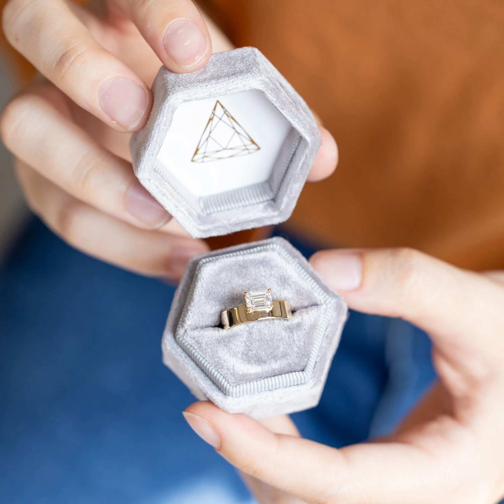 Design Your Own Custom | White Diamond Engagement Ring - Image 4