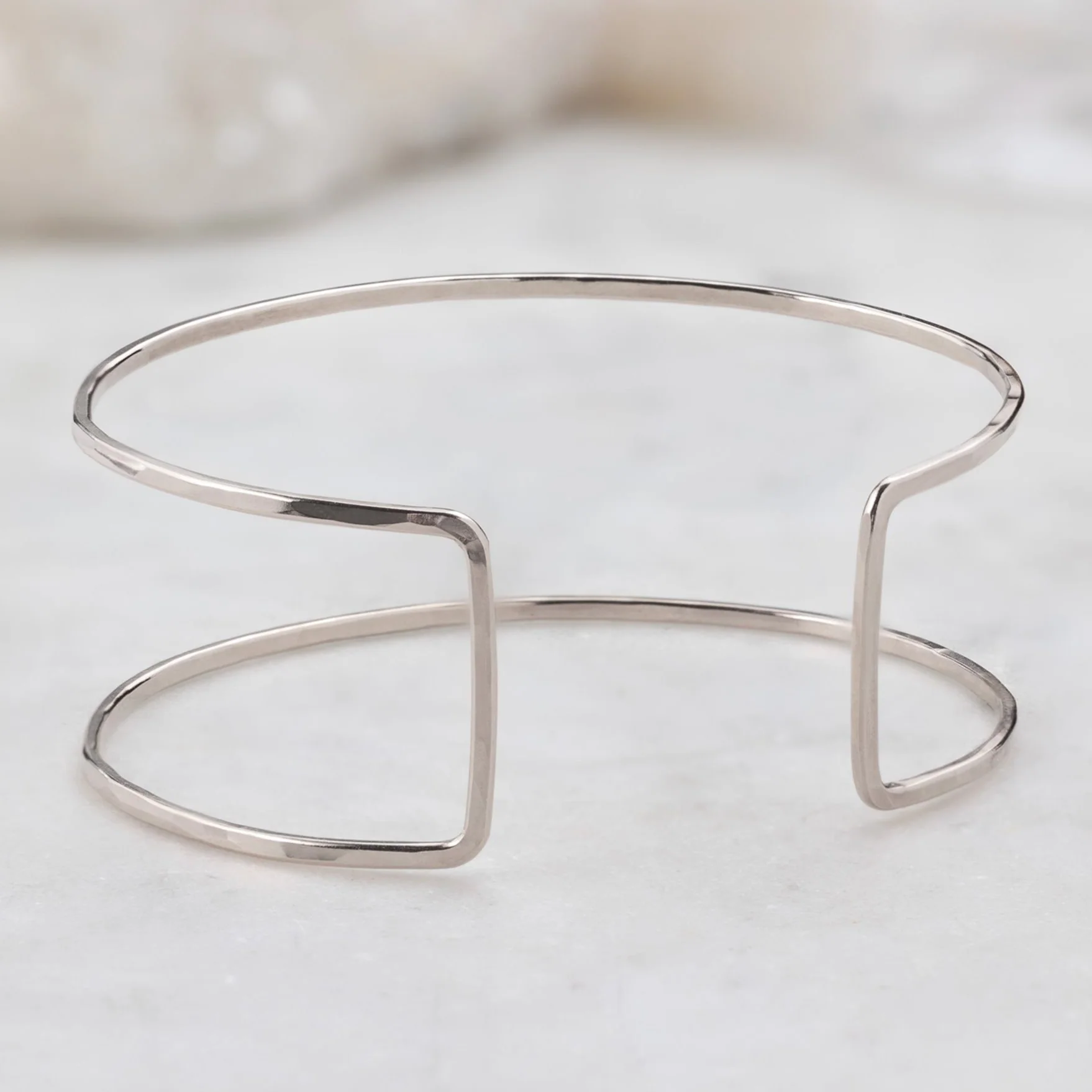 The Column Cuff Bracelet | Yellow, Rose or Sterling Silver - Image 7