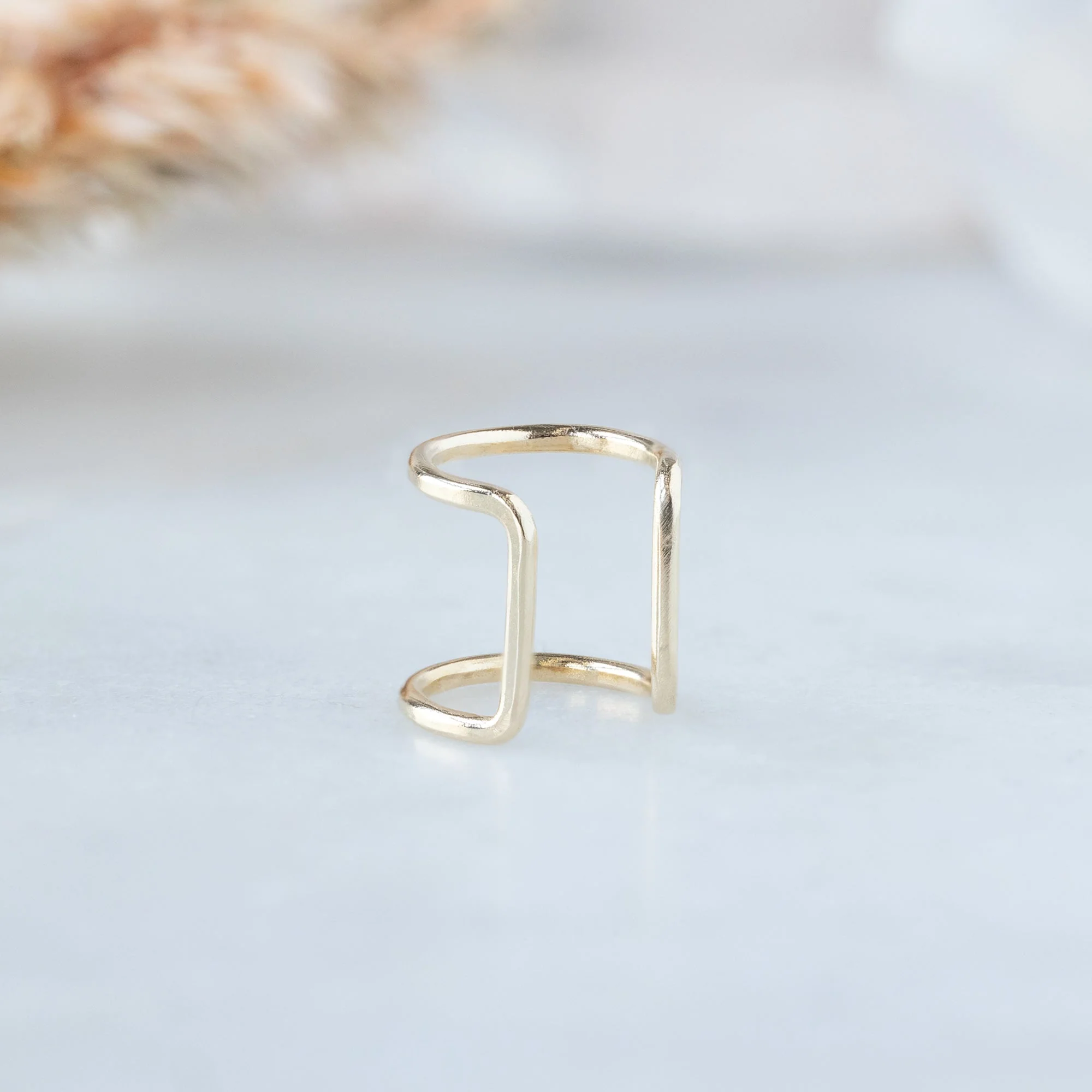 The Column Ear Cuff | Yellow, Rose, White or Sterling Silver - Image 7
