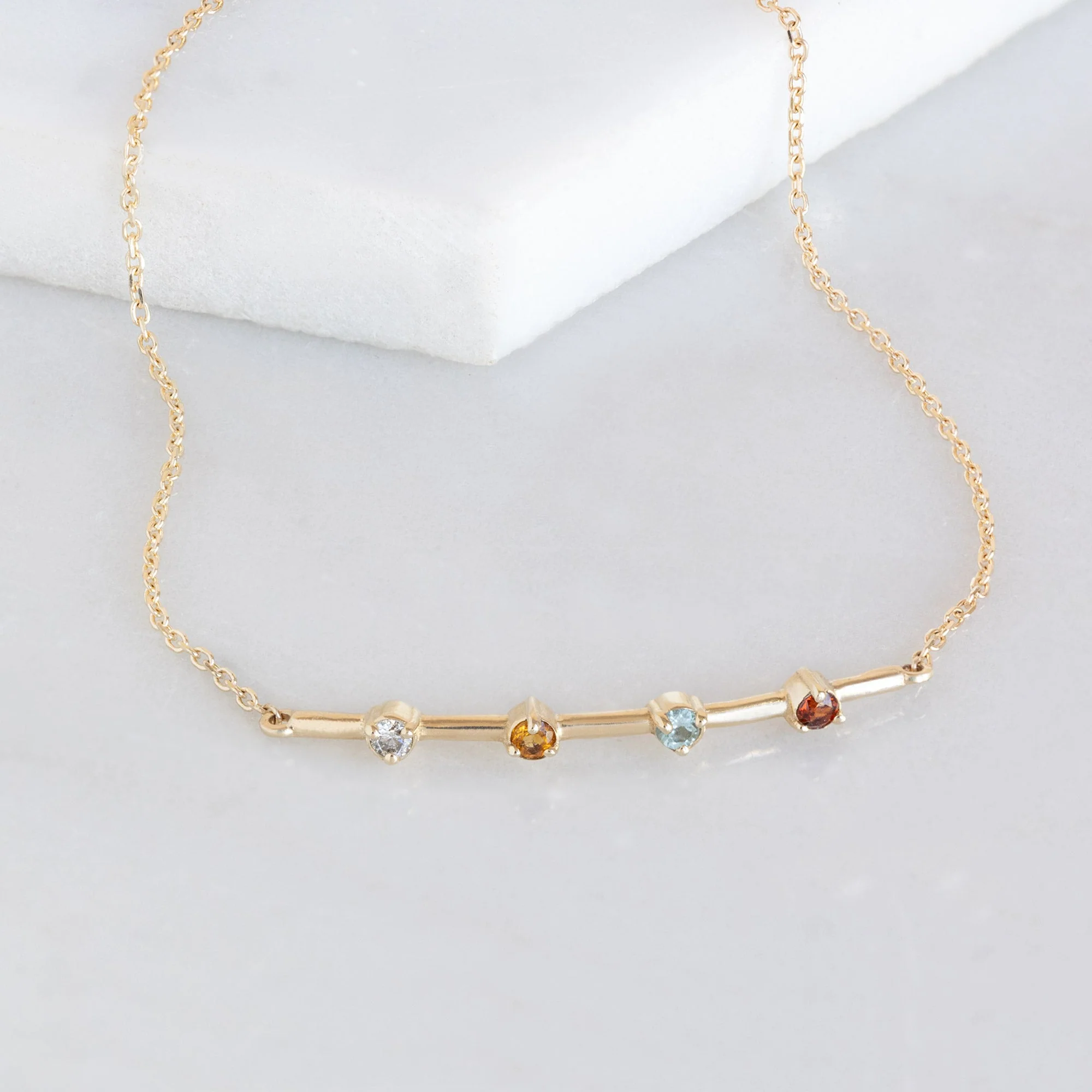 The Custom Multi-Birthstone Bracelet | 4 Stones
