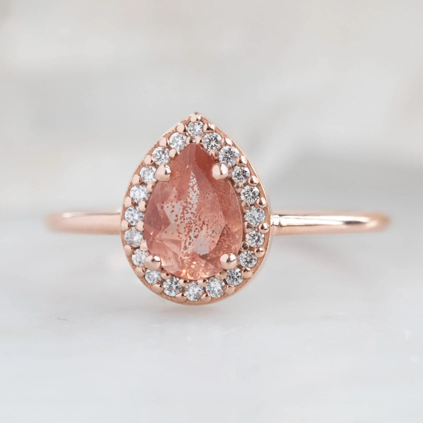 Design Your Own Custom | Sunstone Engagement Ring - Image 8