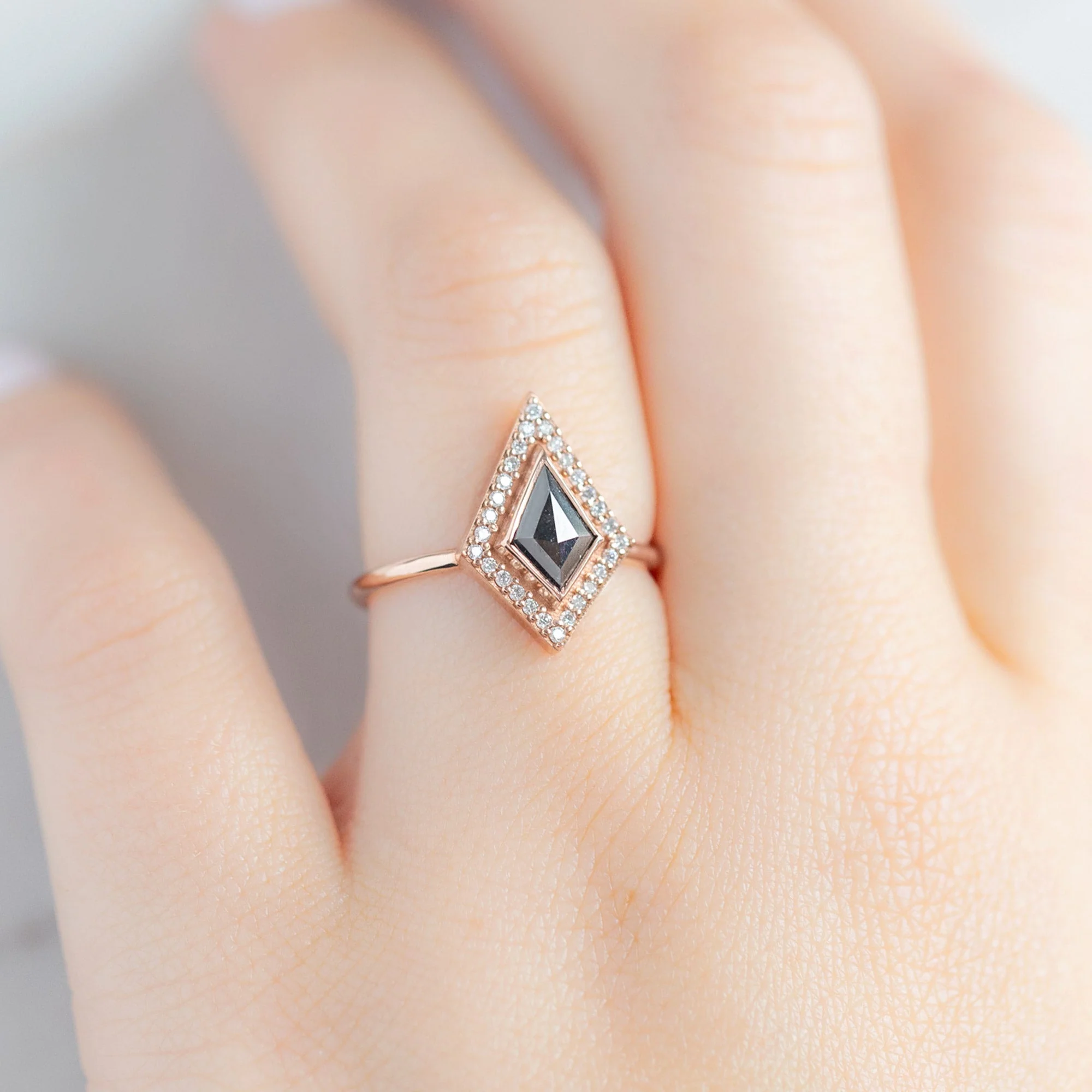 Design Your Own Custom | Kite-Shaped Diamond Engagement Ring - Image 15