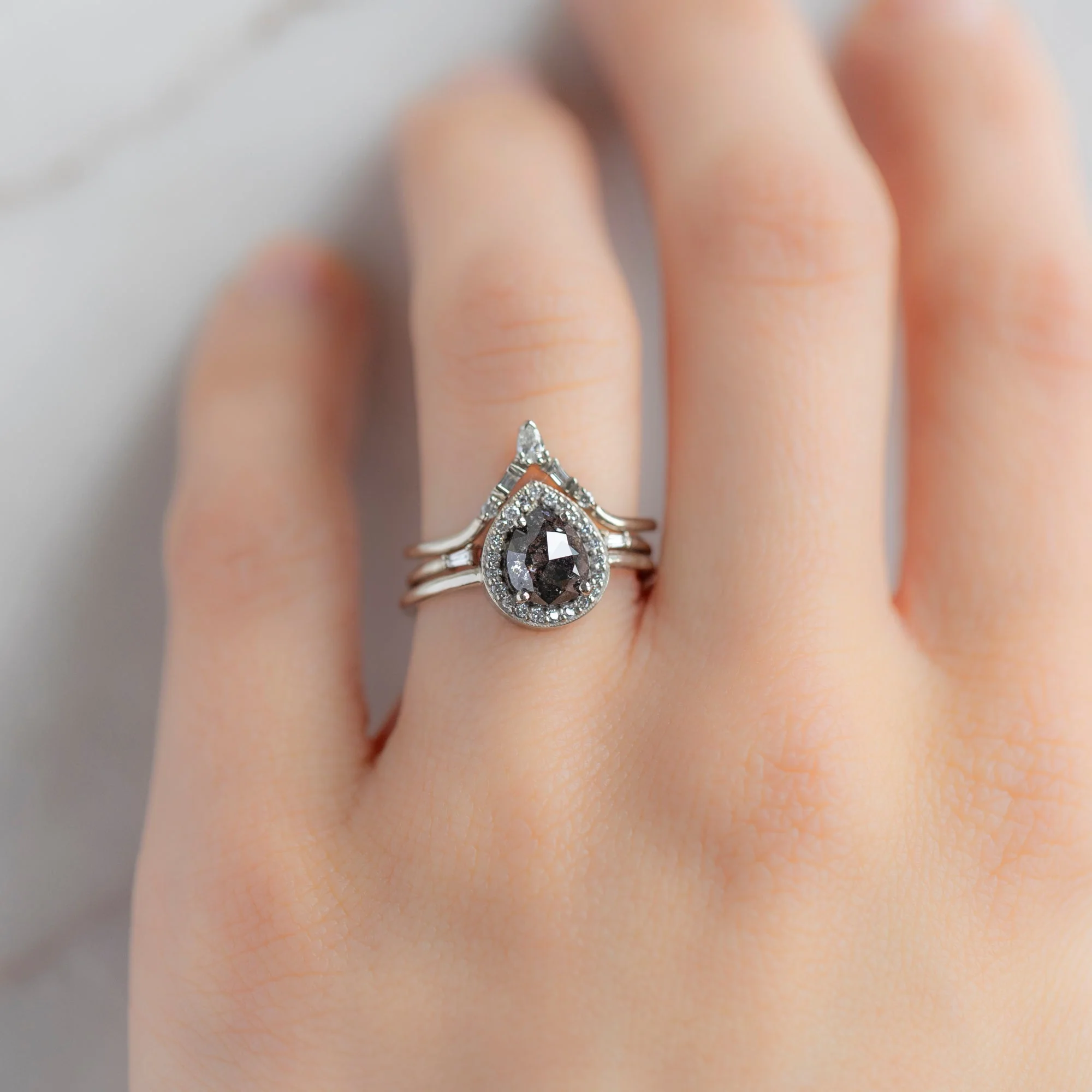 Design Your Own Custom | Black Diamond Engagement Ring - Image 7