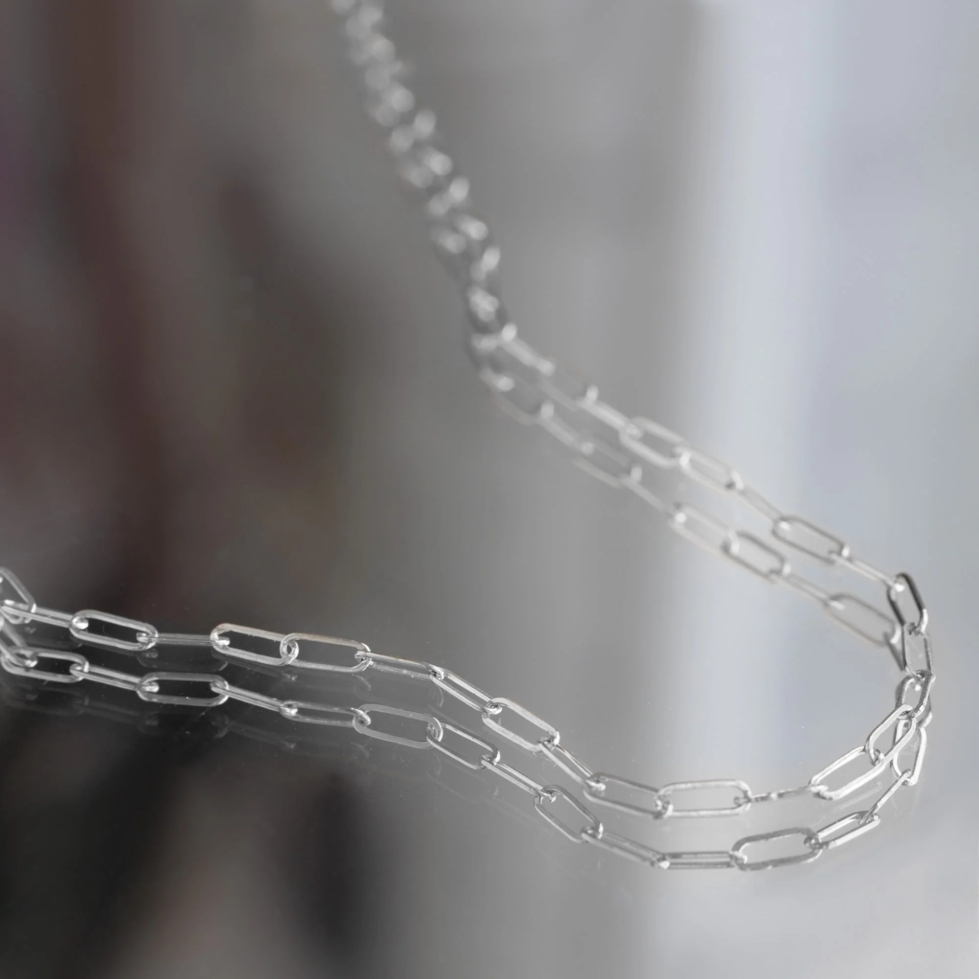 The Drawn Cable Link Chain Necklace | Yellow, Rose or White Gold - Image 12