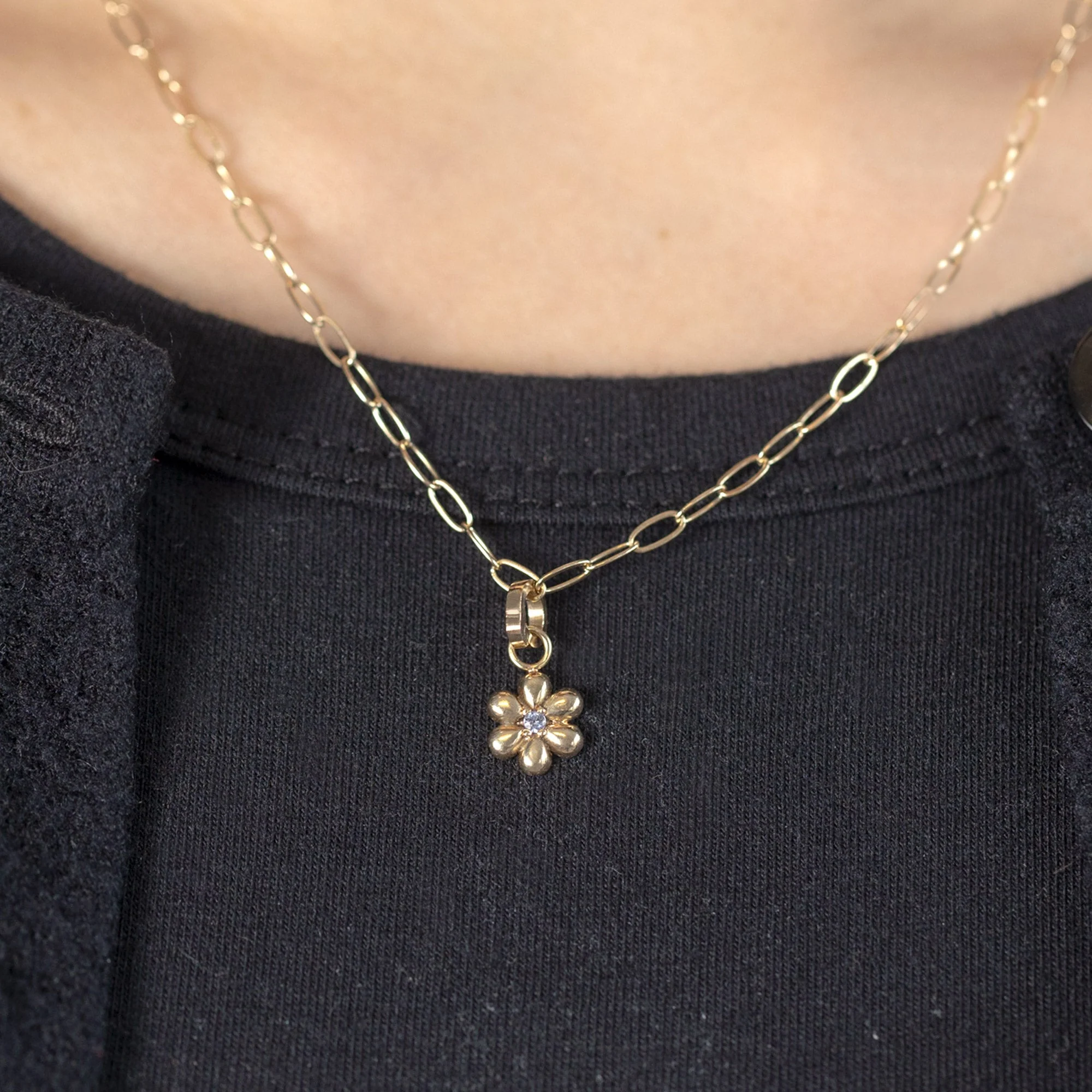 The Flower Power Charm | Yellow Gold - Image 5