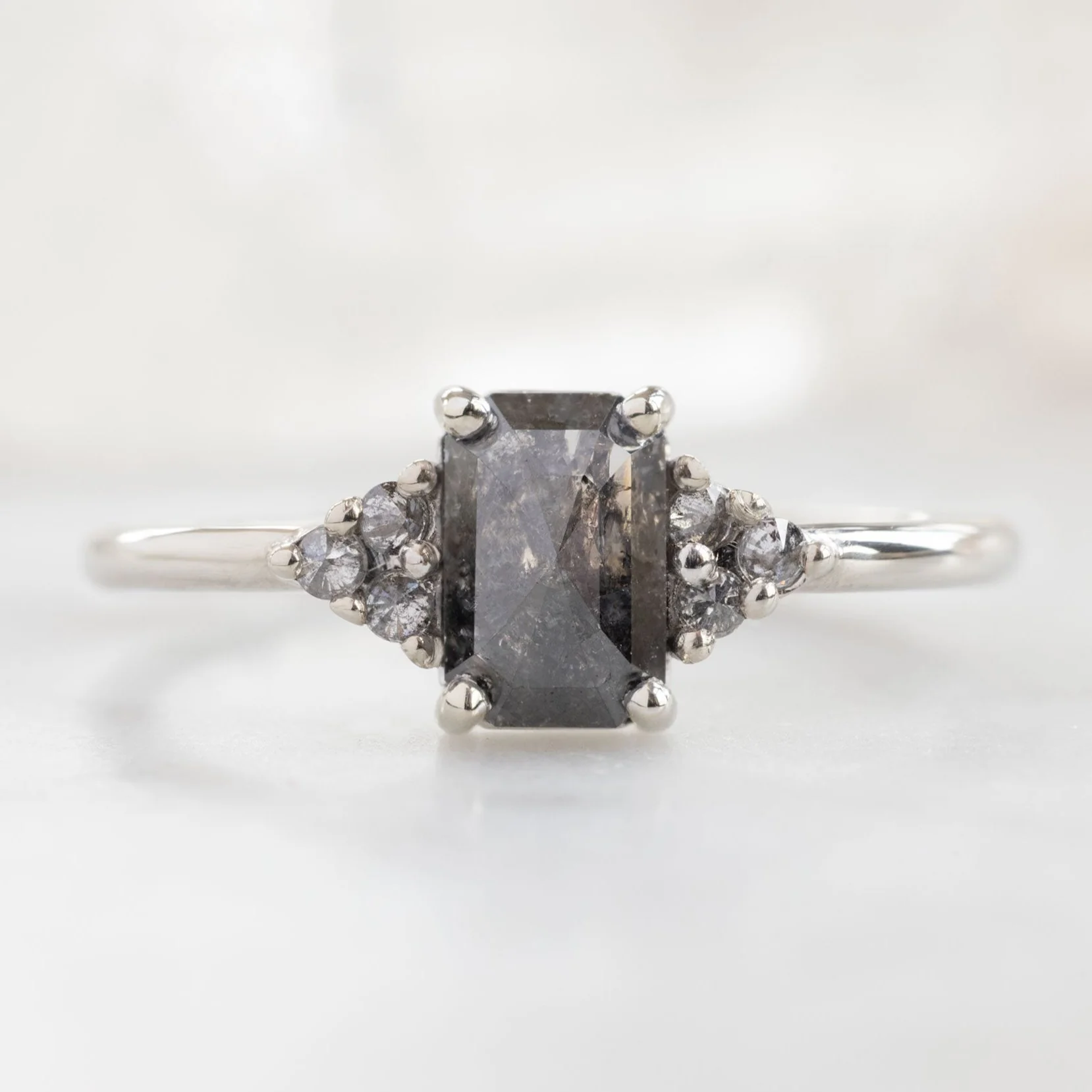 Design Your Own Custom | Emerald-Cut Diamond Engagement Ring - Image 4