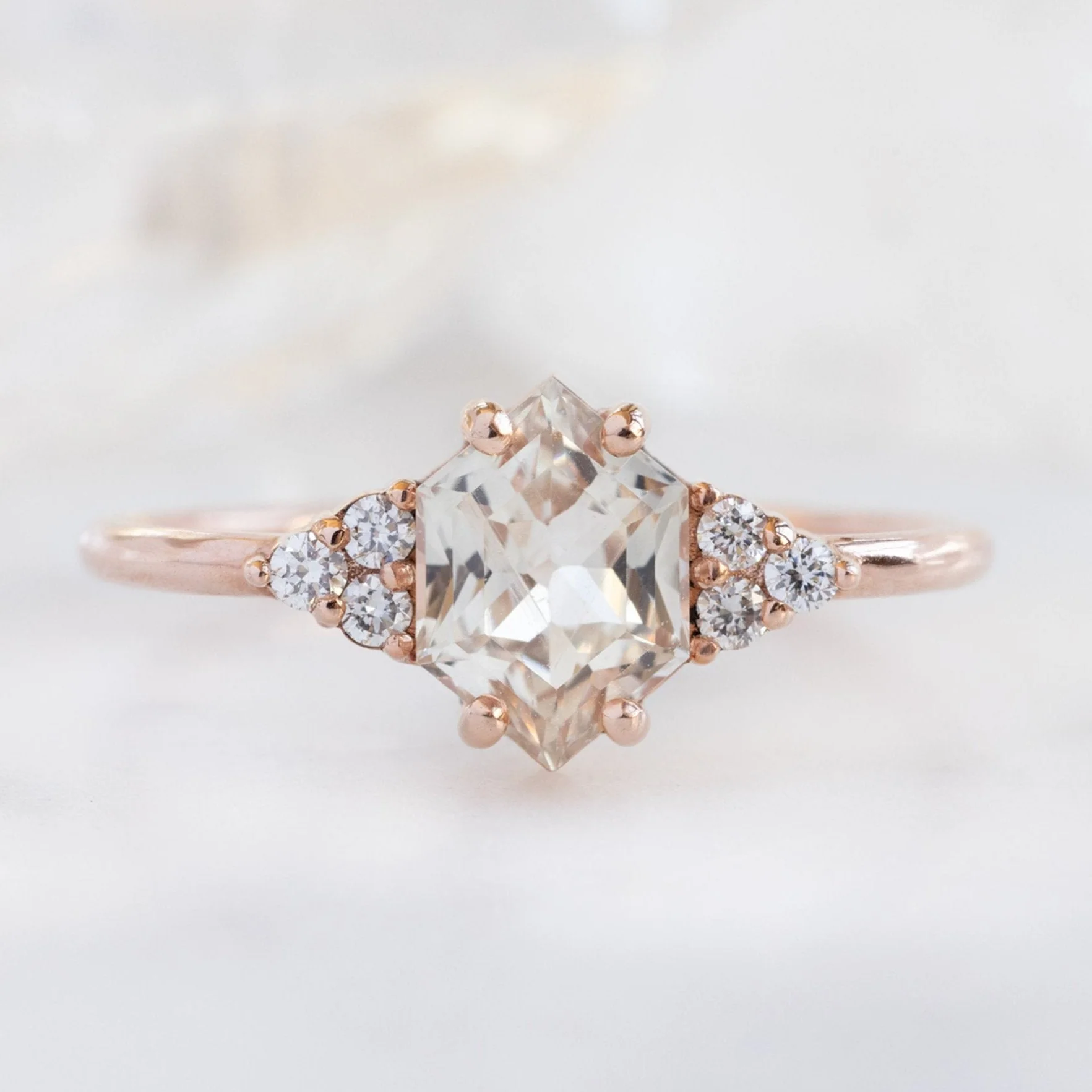 Design Your Own Custom | Colored Sapphire Engagement Ring - Image 4