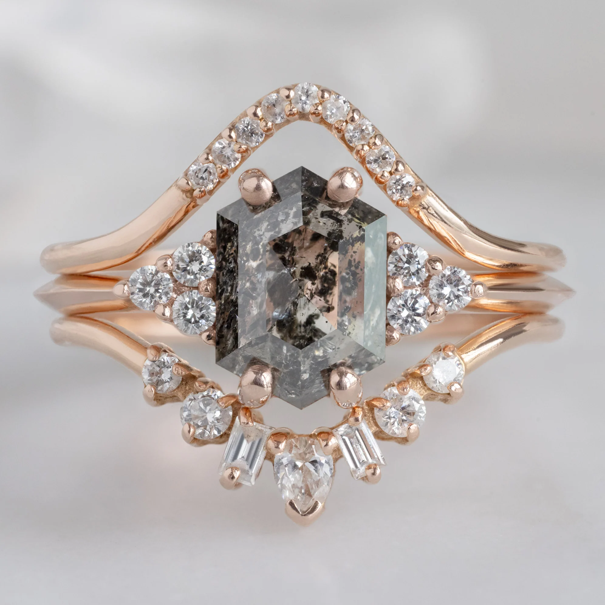 Design Your Own Custom | Hexagon Diamond Engagement Ring - Image 12