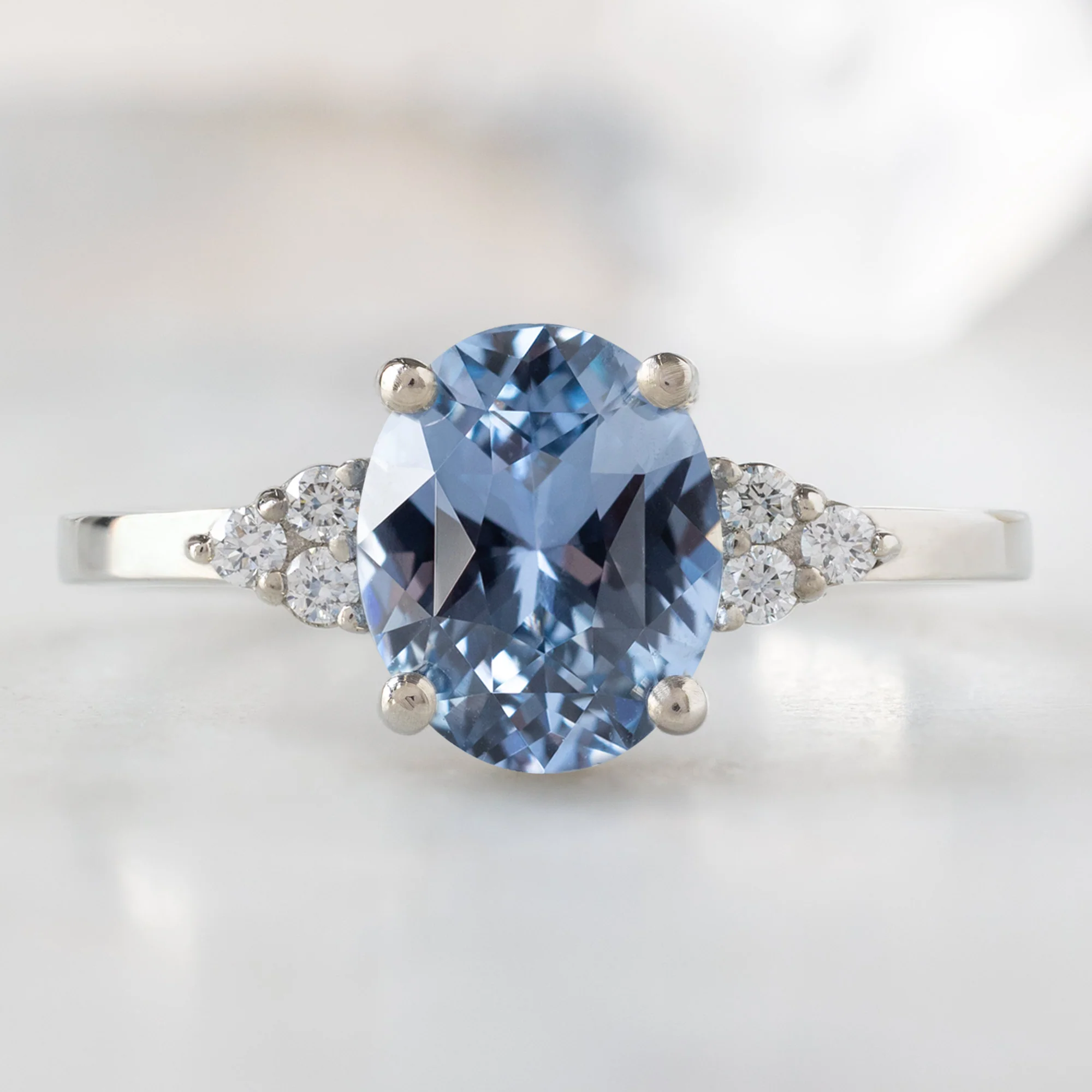 Design Your Own Custom | Colored Sapphire Engagement Ring - Image 8