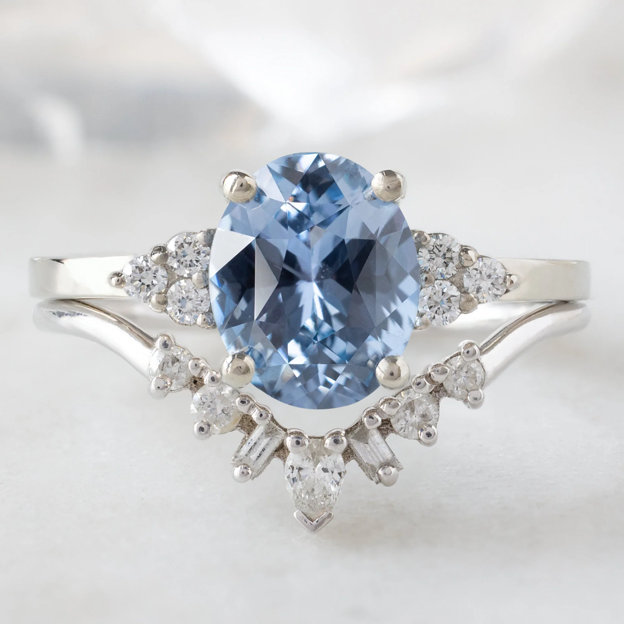 Design Your Own Custom | Colored Sapphire Engagement Ring - Image 9