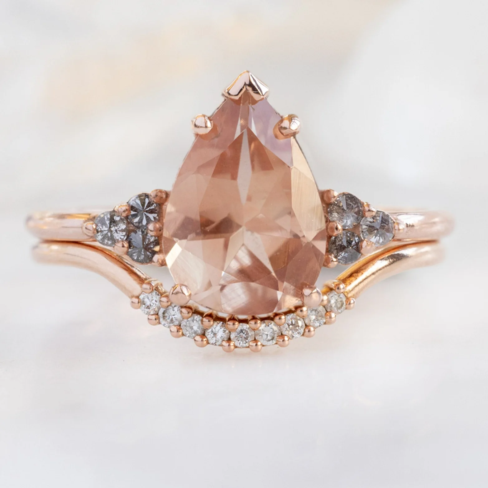 The Ivy Ring | 1.87ct Pear Sunstone in 14K Rose Gold - Image 3