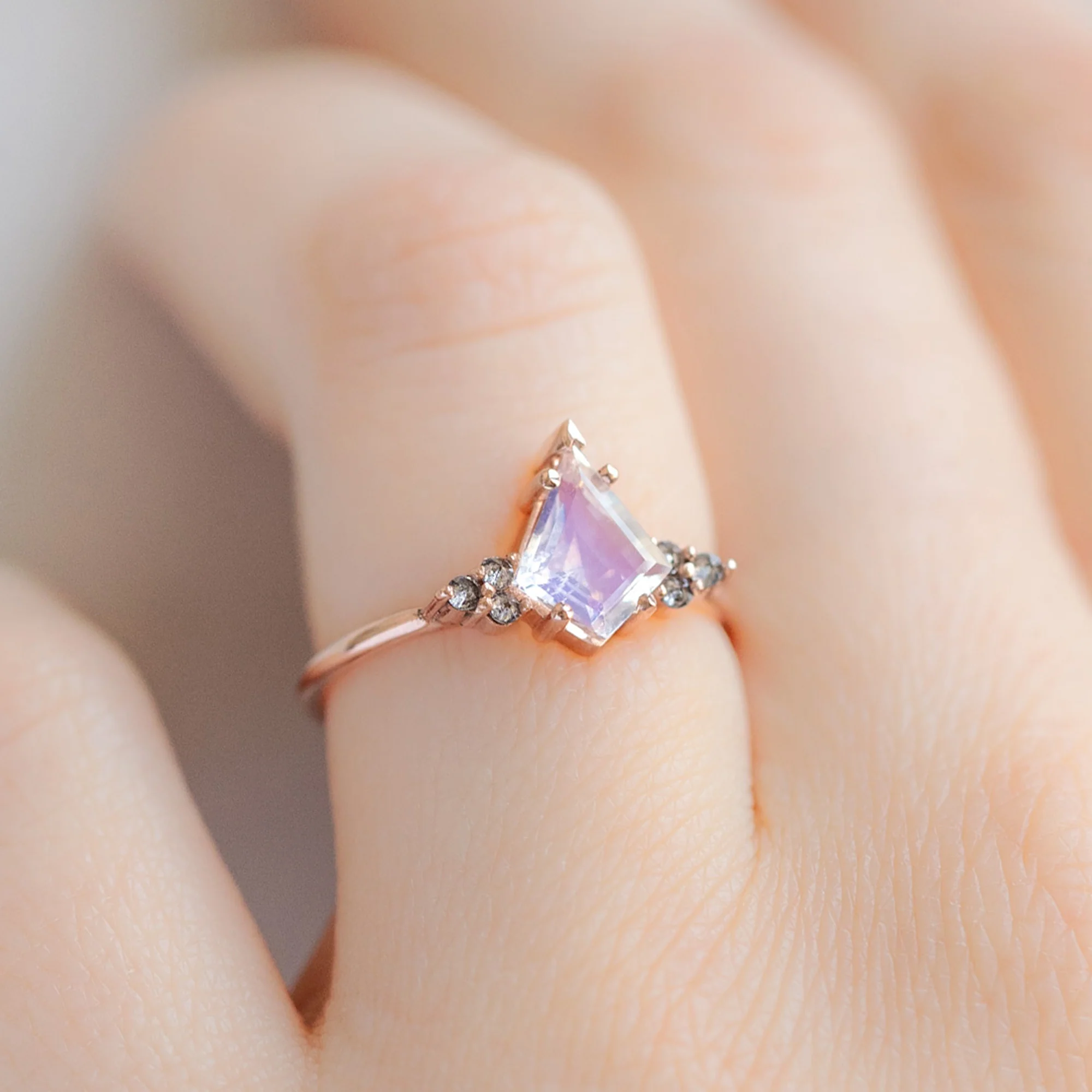 The Ivy Ring | Build Your Own Kite Moonstone Engagement Ring - Image 2