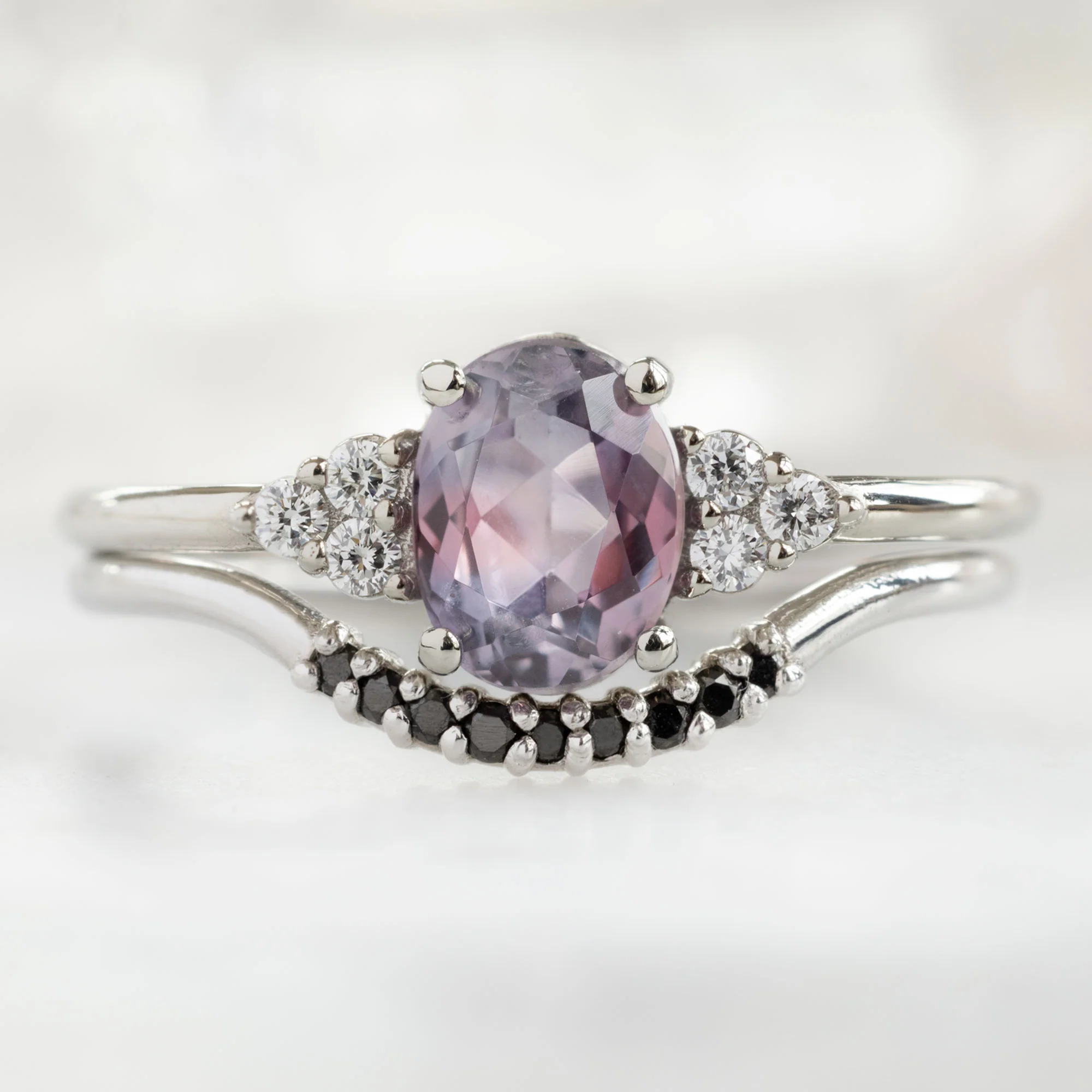 The Ivy Ring | Build Your Own Oval Colored Sapphire Engagement Ring - Image 5