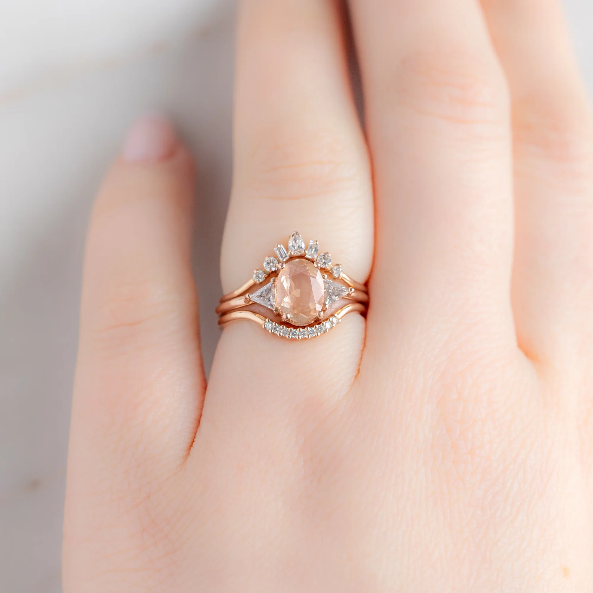 Design Your Own Custom | Sunstone Engagement Ring - Image 3