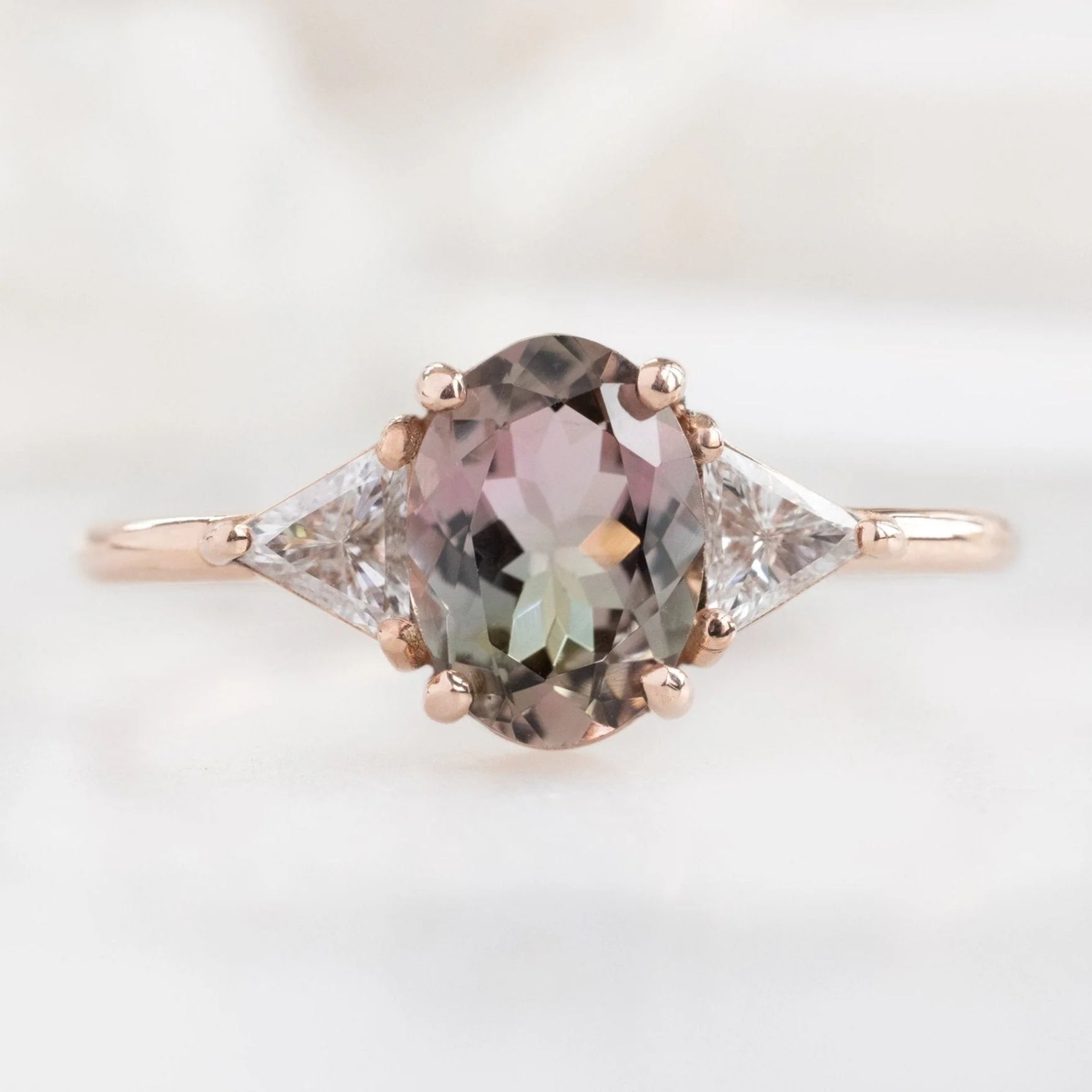 The Jade Ring | Build Your Own Oval Tourmaline Engagement Ring - Image 3