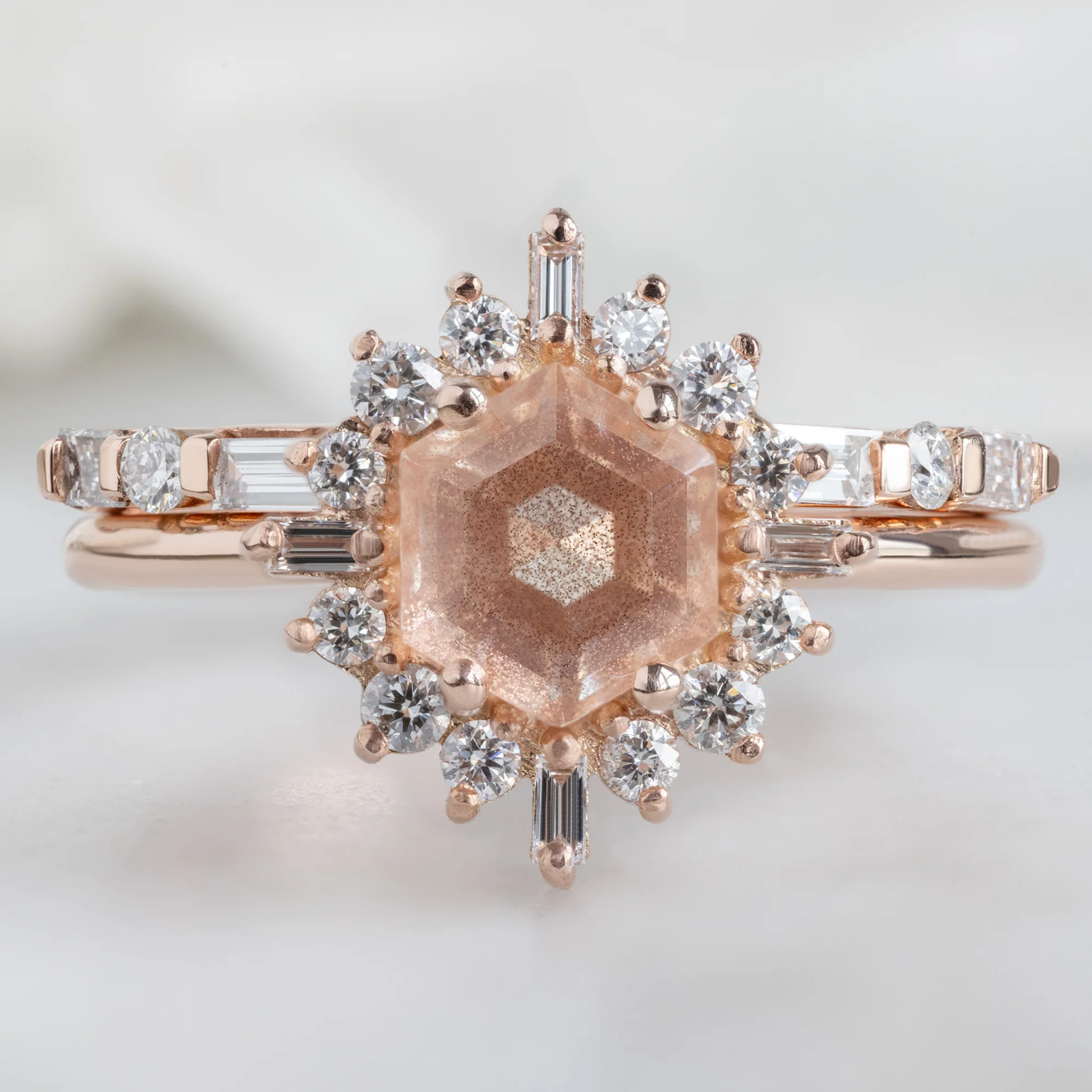 The Luxe Baguette White Diamond Eternity Band | Yellow, Rose or White Gold - Image 8