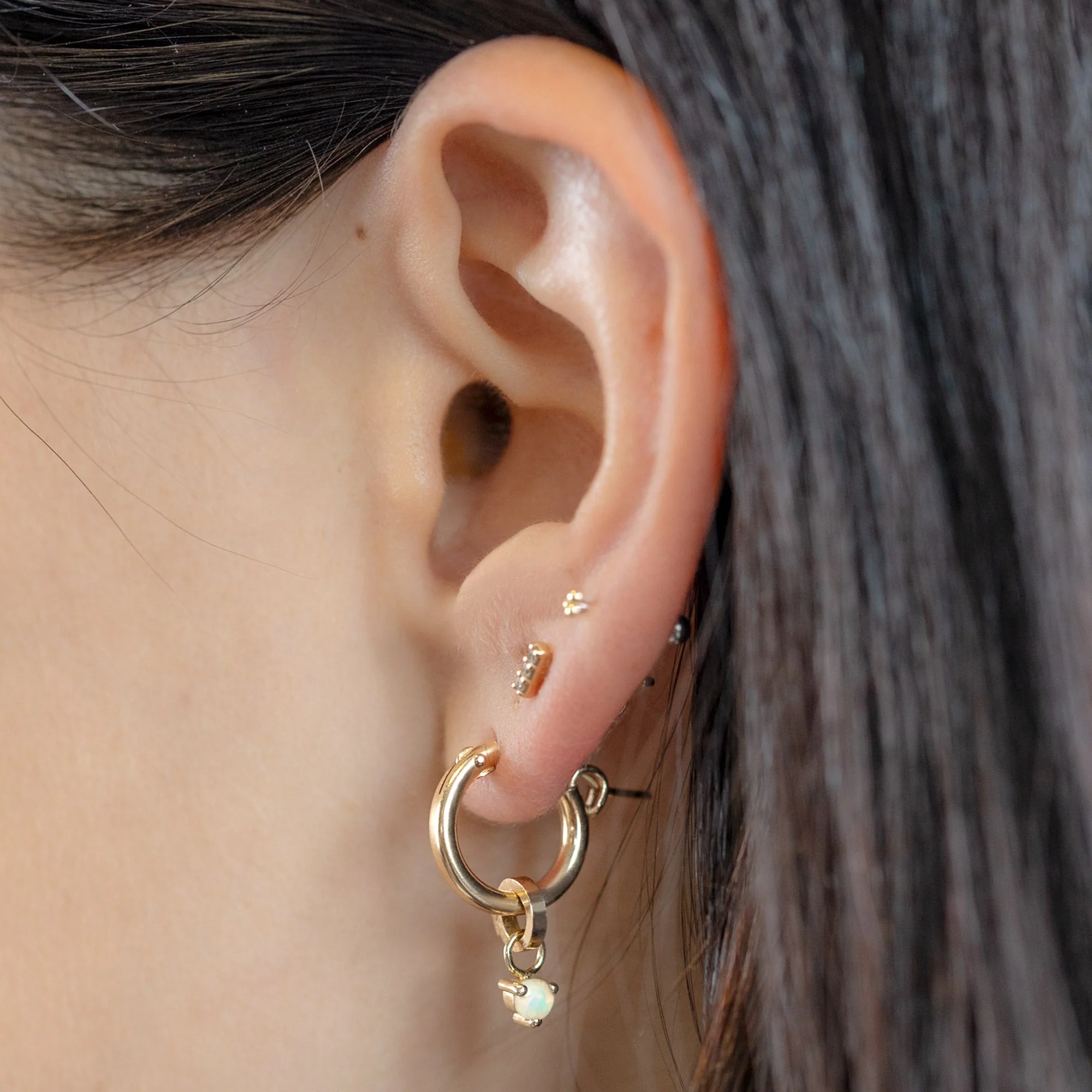 The Opal Birthstone Charm | Yellow Gold - Image 4