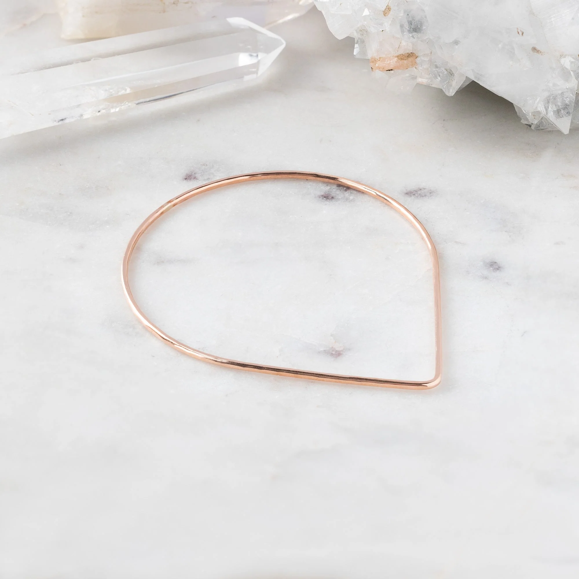 The Peak Stacking Bangle | Yellow, Rose or Sterling Silver - Image 4
