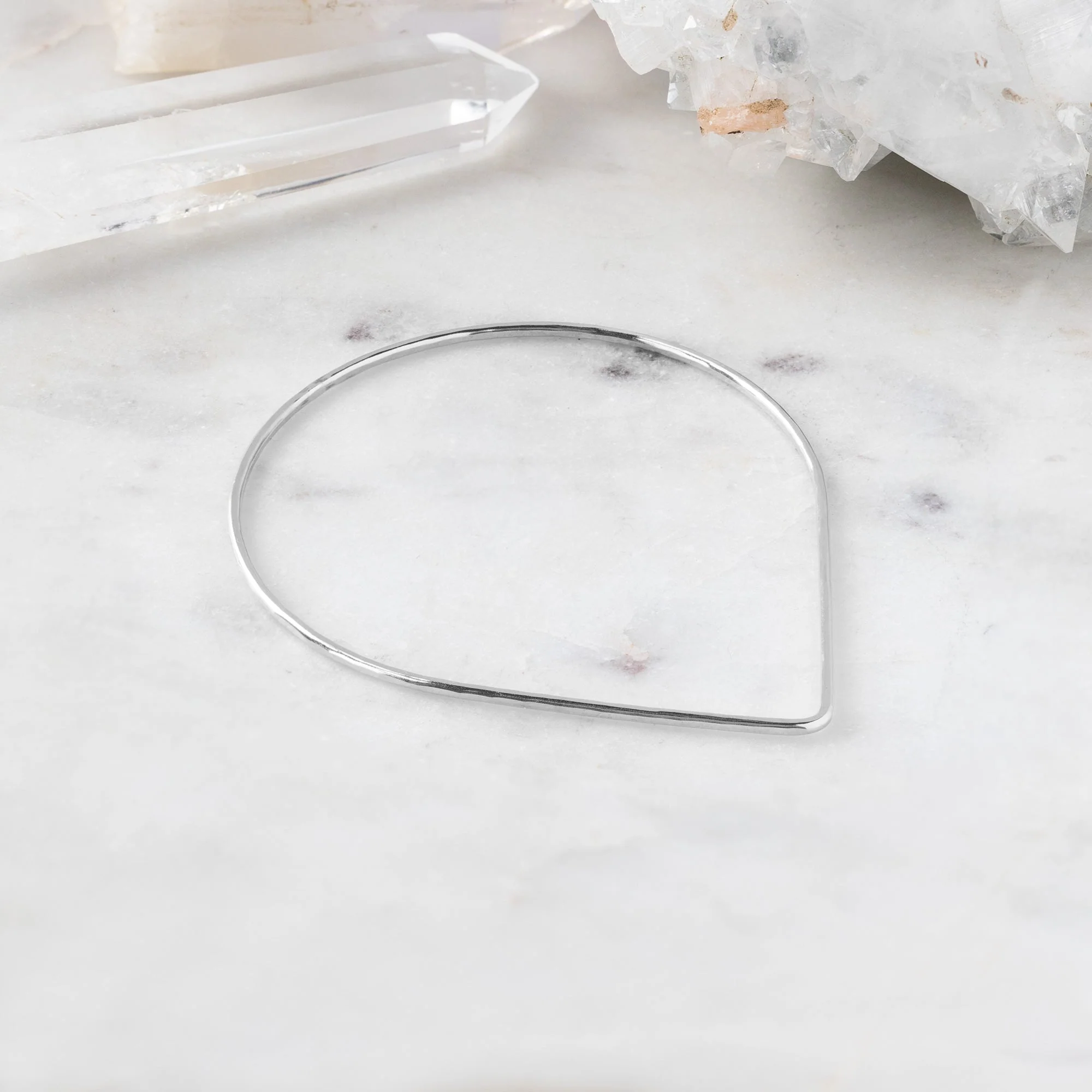 The Peak Stacking Bangle | Yellow, Rose or Sterling Silver - Image 7