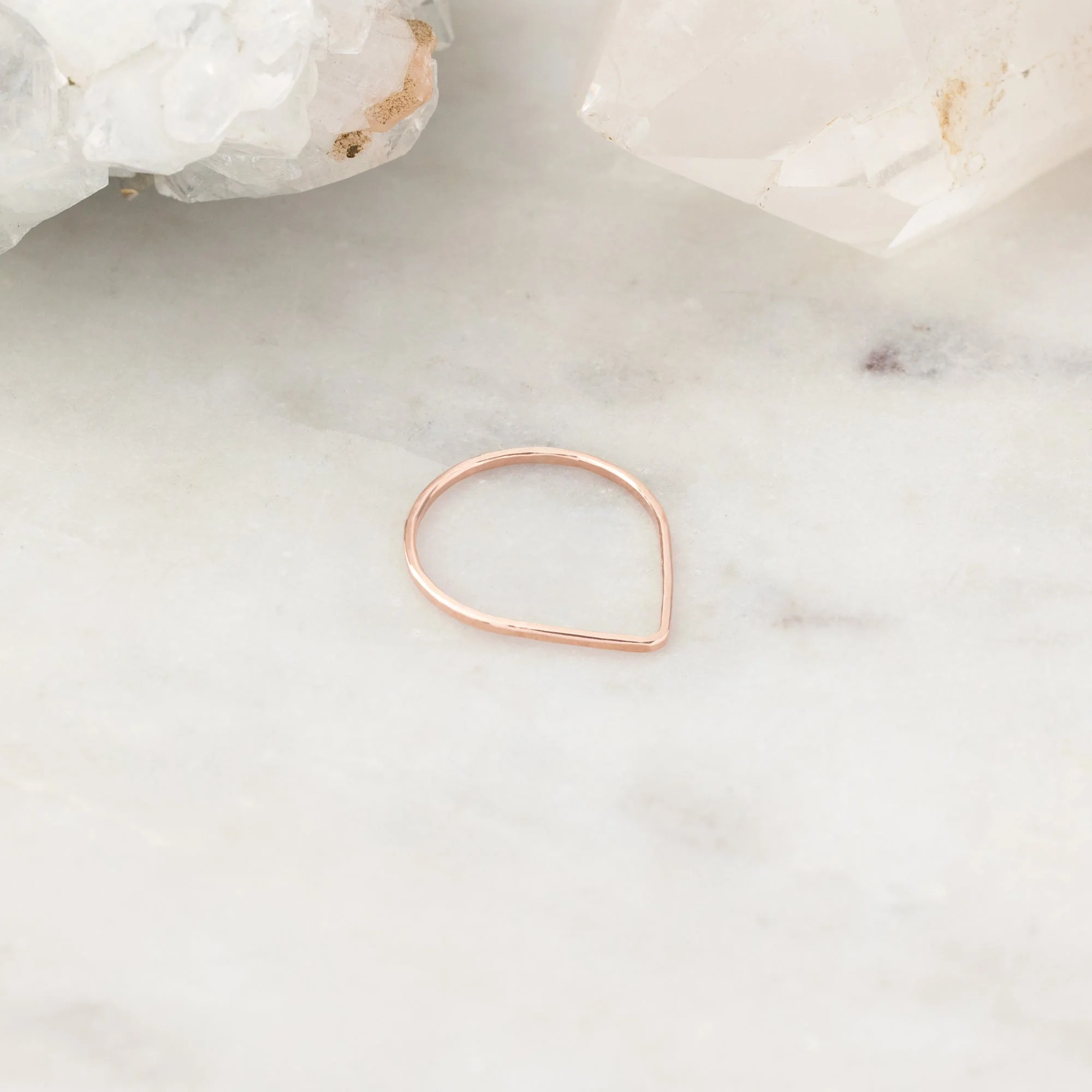 The Peak Stacking Ring | Yellow, Rose or Sterling Silver - Image 4