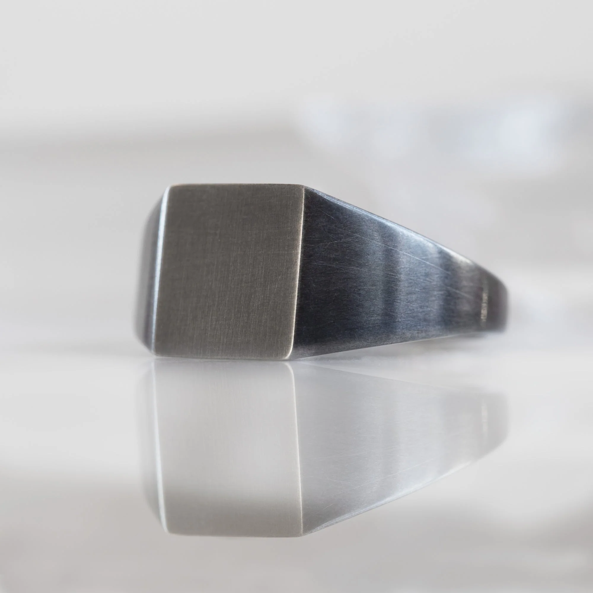 The Personalized Men's Signet Ring | Sterling Silver - Image 2