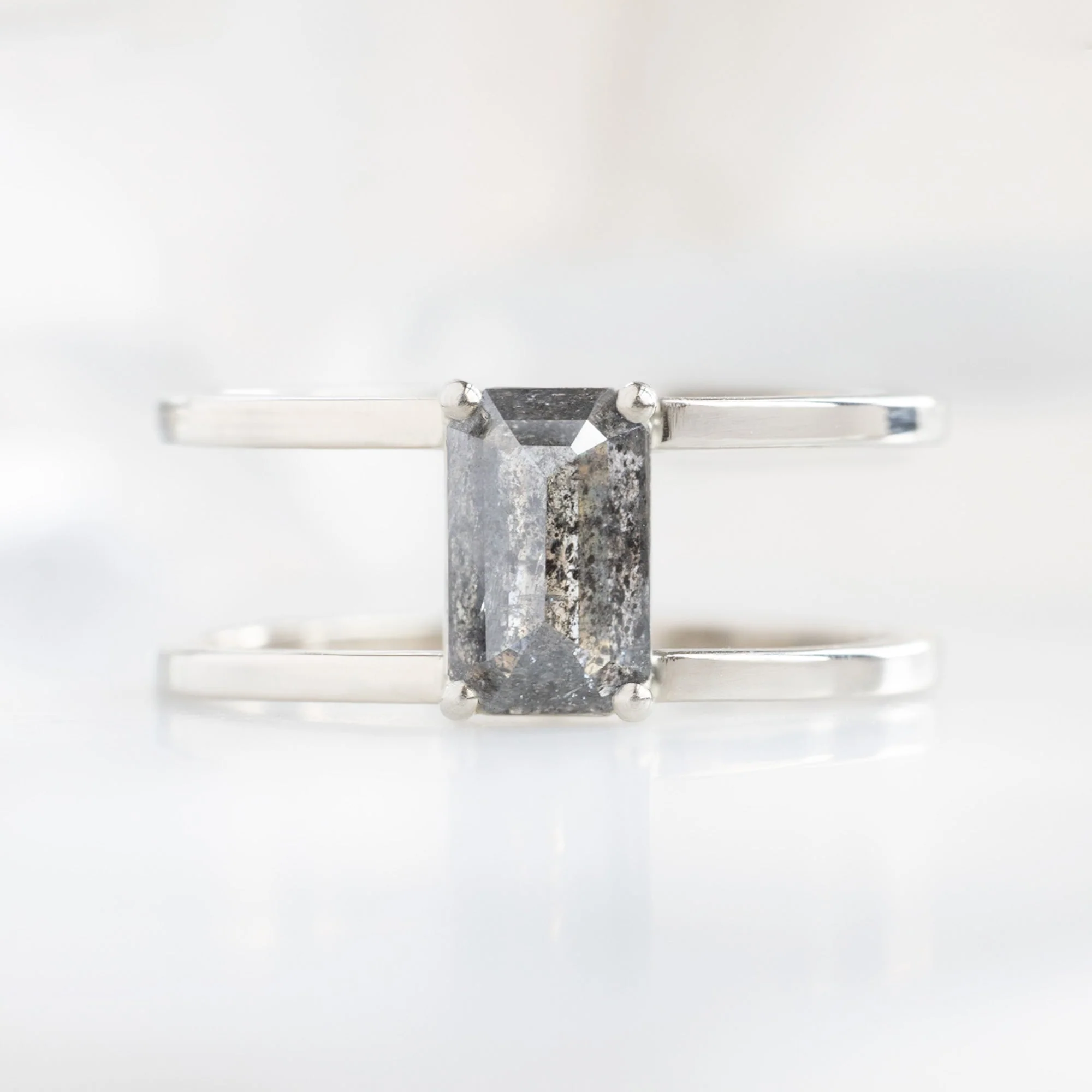 Design Your Own Custom | Emerald-Cut Diamond Engagement Ring - Image 6
