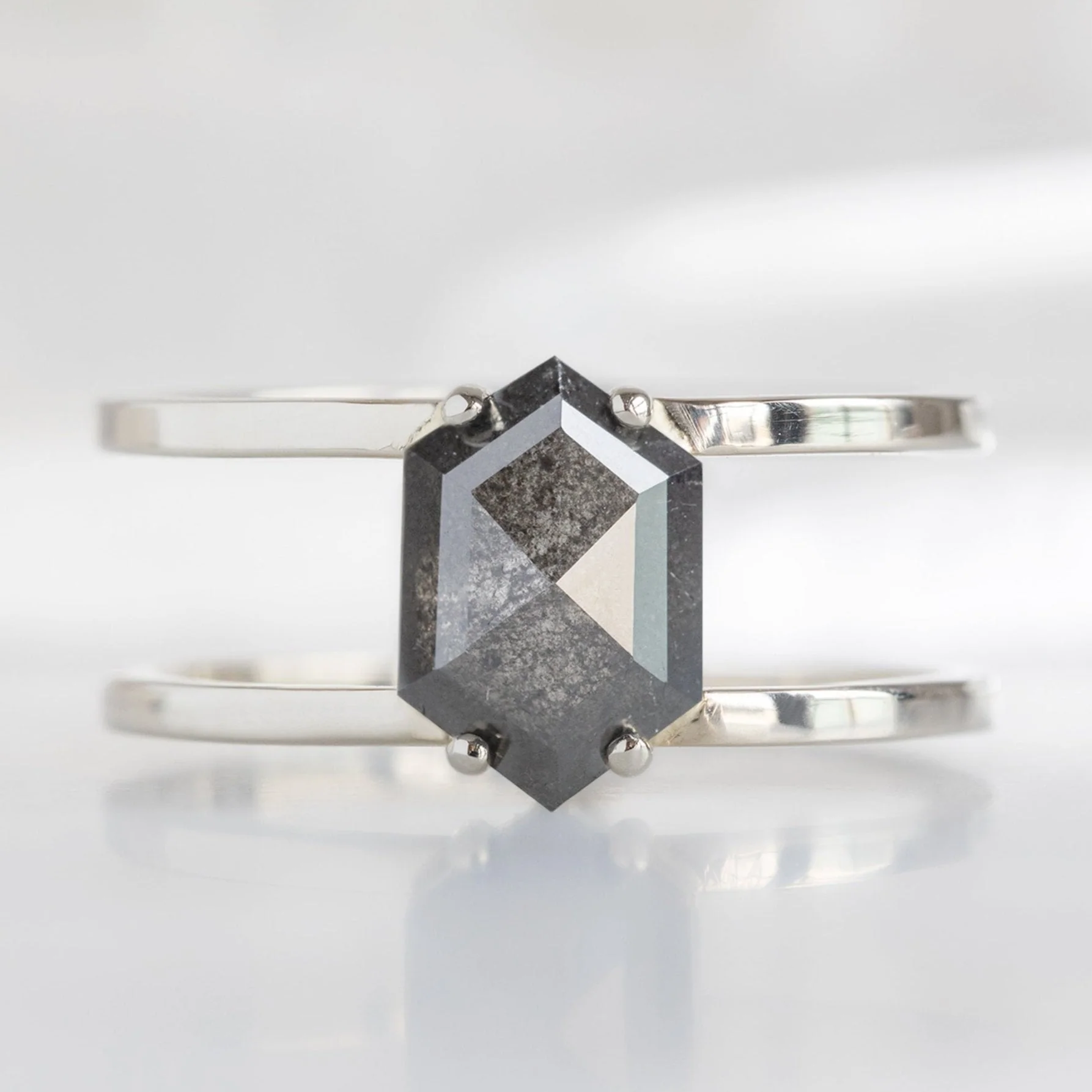 Design Your Own Custom | Hexagon Diamond Engagement Ring - Image 9