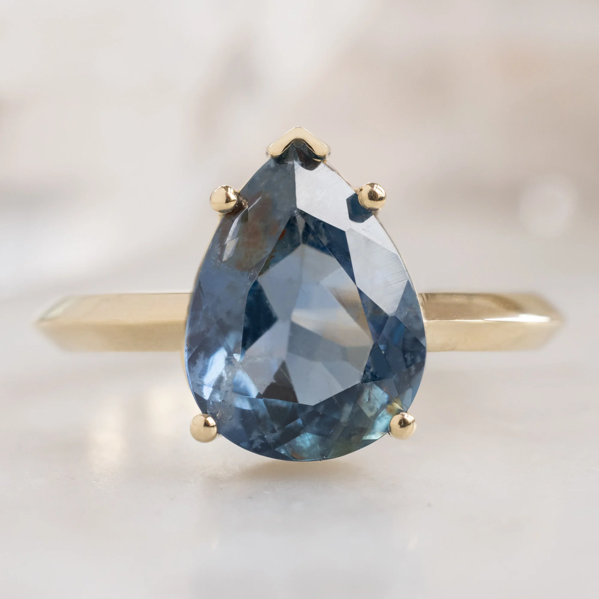 The Sage Ring | Build Your Own Pear Sapphire Engagement Ring - Image 3