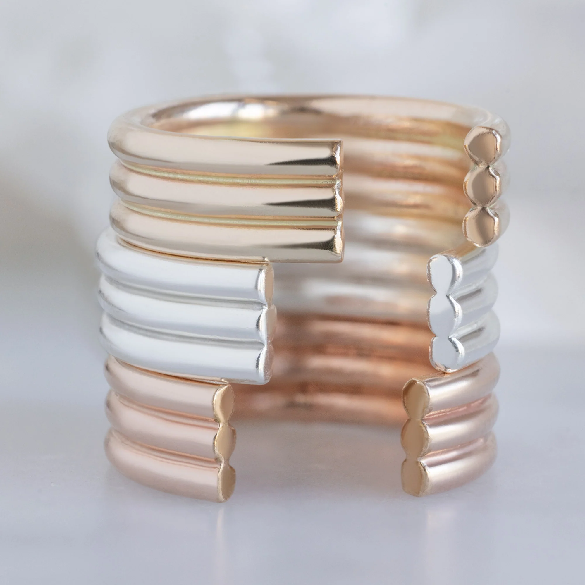 The Stratum Ear Cuff | Yellow, Rose or Sterling Silver - Image 3