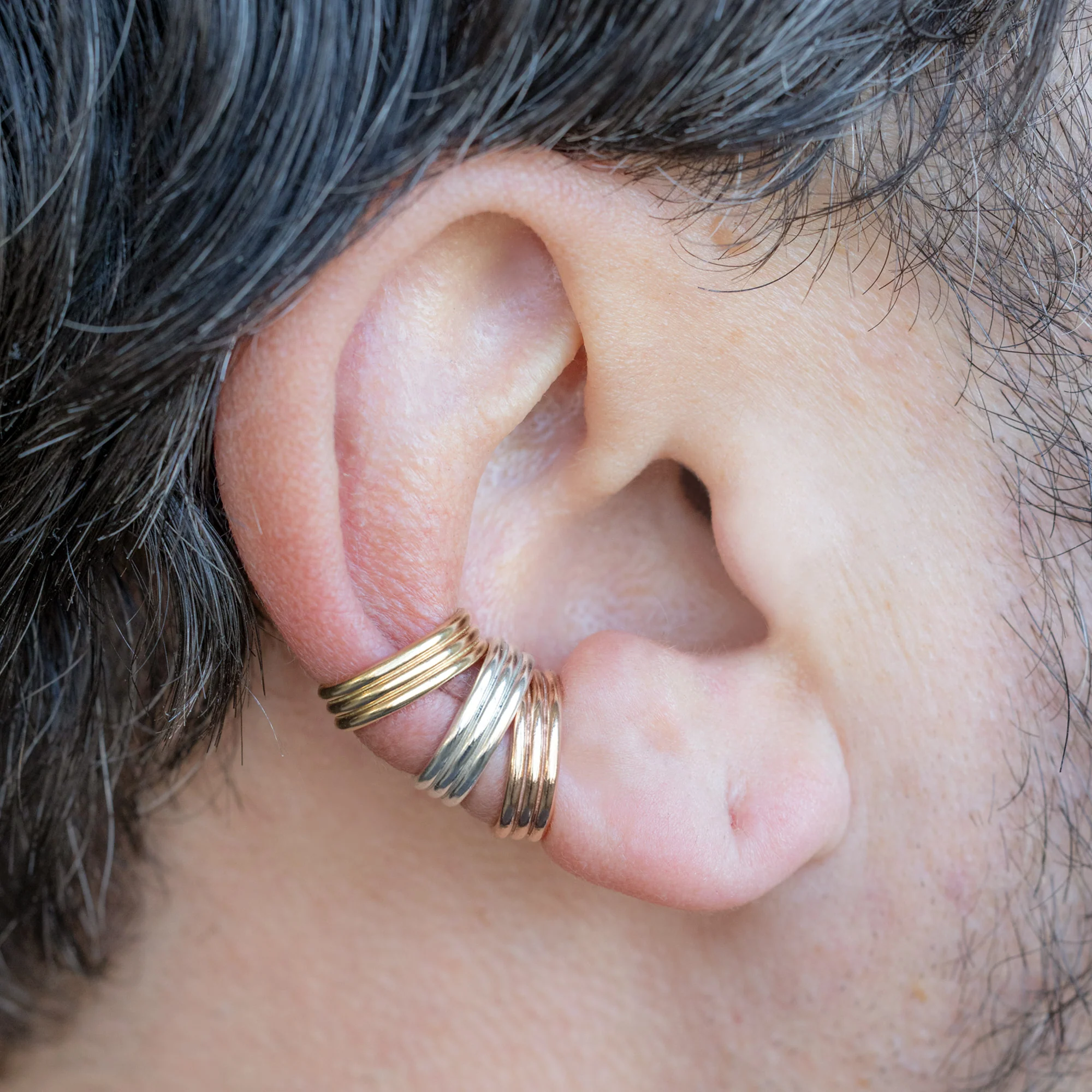 The Stratum Ear Cuff | Yellow, Rose or Sterling Silver - Image 4