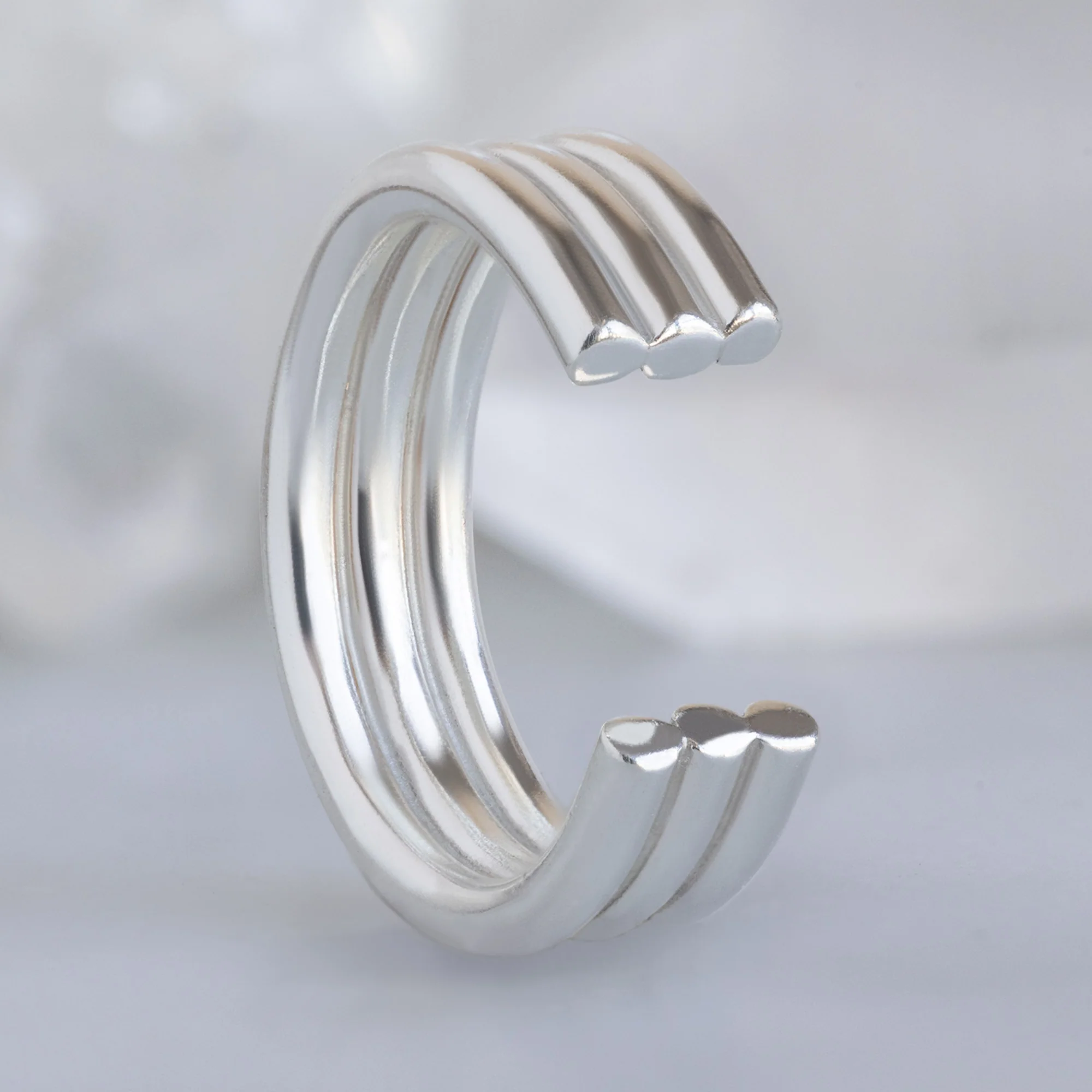 The Stratum Ear Cuff | Yellow, Rose or Sterling Silver - Image 5