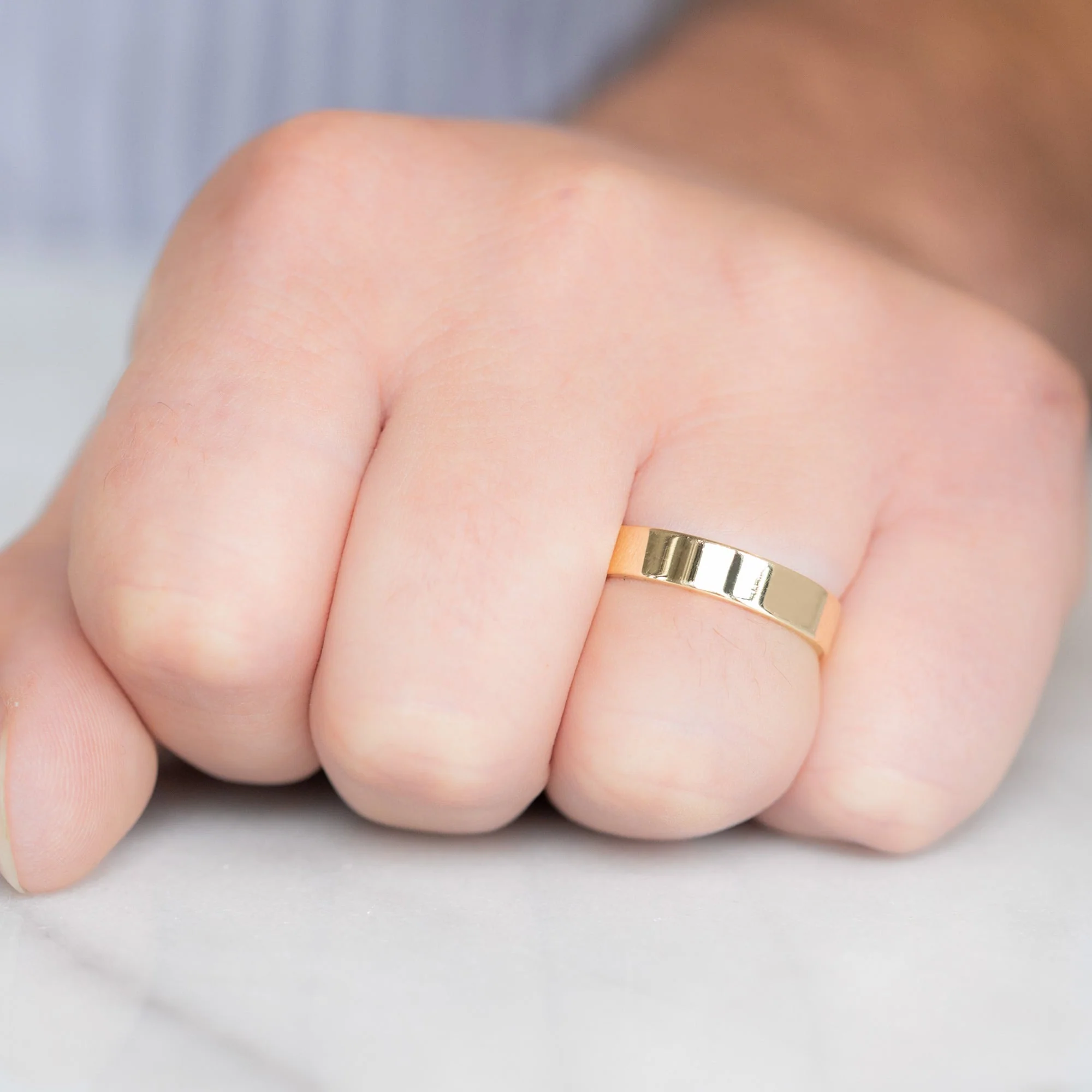 The Classic Gold Wedding Band | Yellow, Rose or White Gold - Image 4