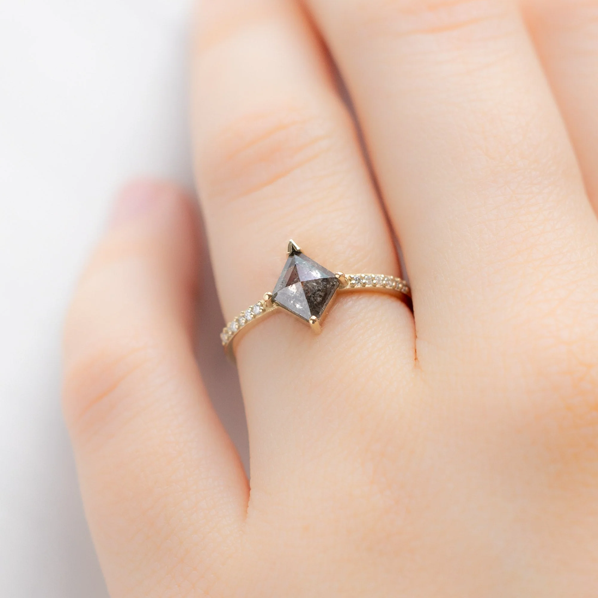 Design Your Own Custom | Kite-Shaped Diamond Engagement Ring - Image 11