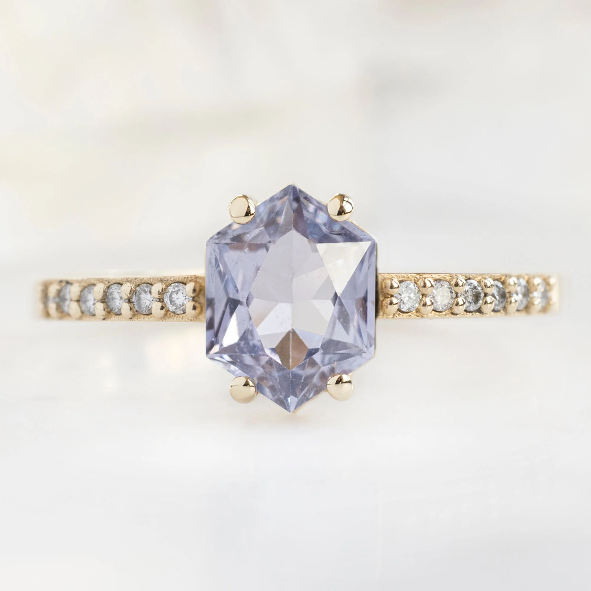 Design Your Own Custom | Colored Sapphire Engagement Ring - Image 6