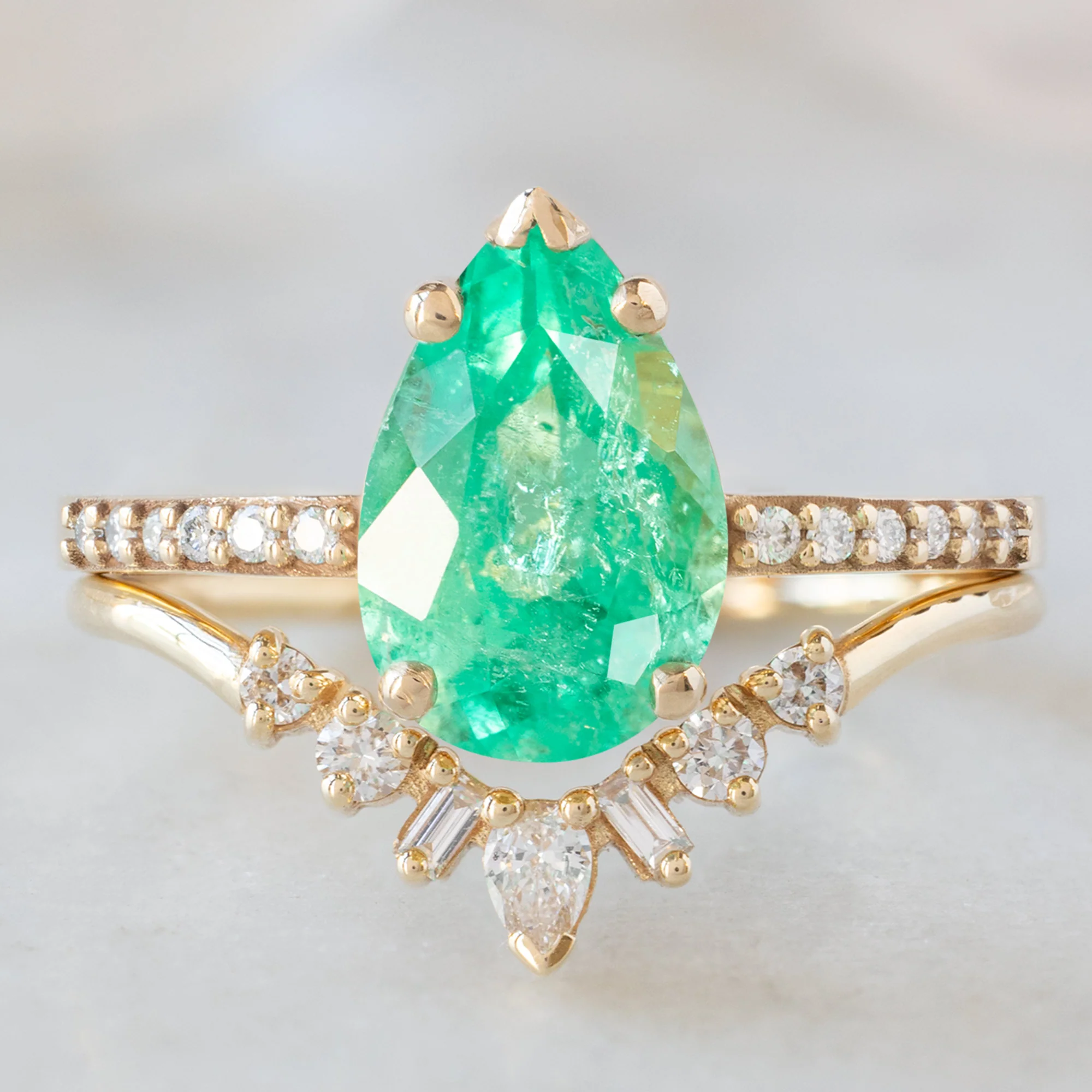 Design Your Own Custom | Emerald Engagement Ring - Image 7