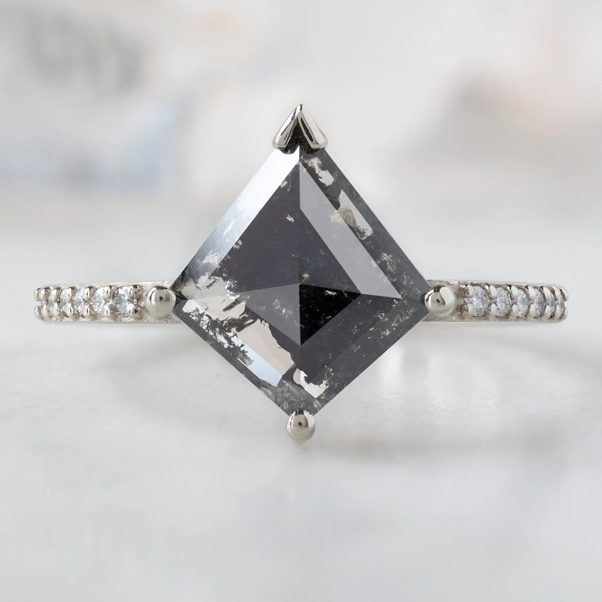 Design Your Own Custom | Kite-Shaped Diamond Engagement Ring - Image 8