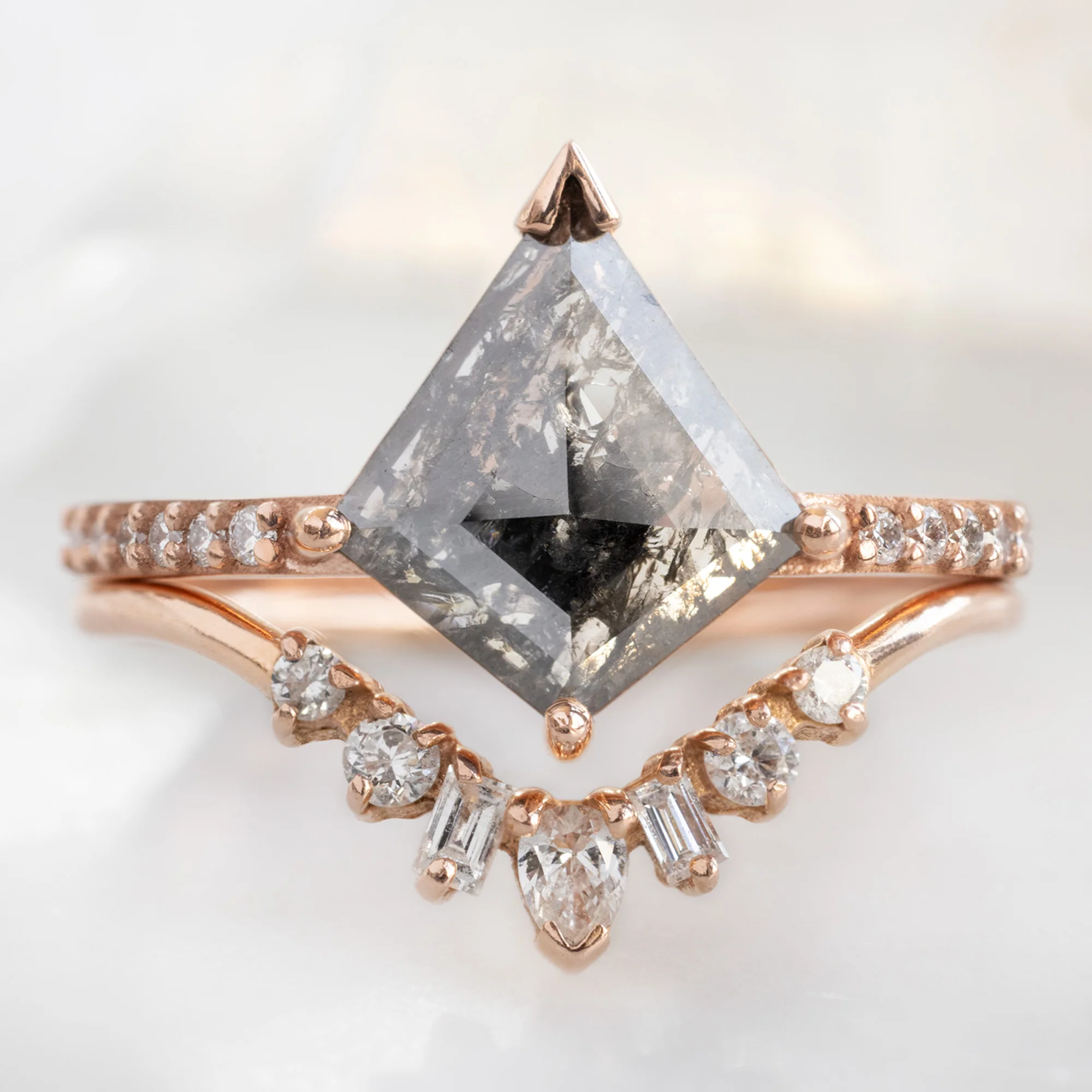 The Willow Ring | Build Your Own Kite Black Diamond Engagement Ring - Image 7